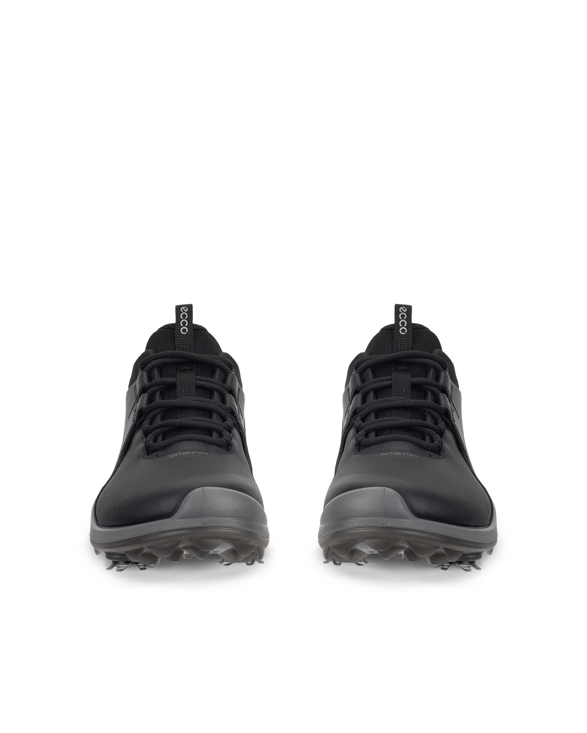 ECCO Men Biom® Tour Lace Golf Shoes - Black - Front pair