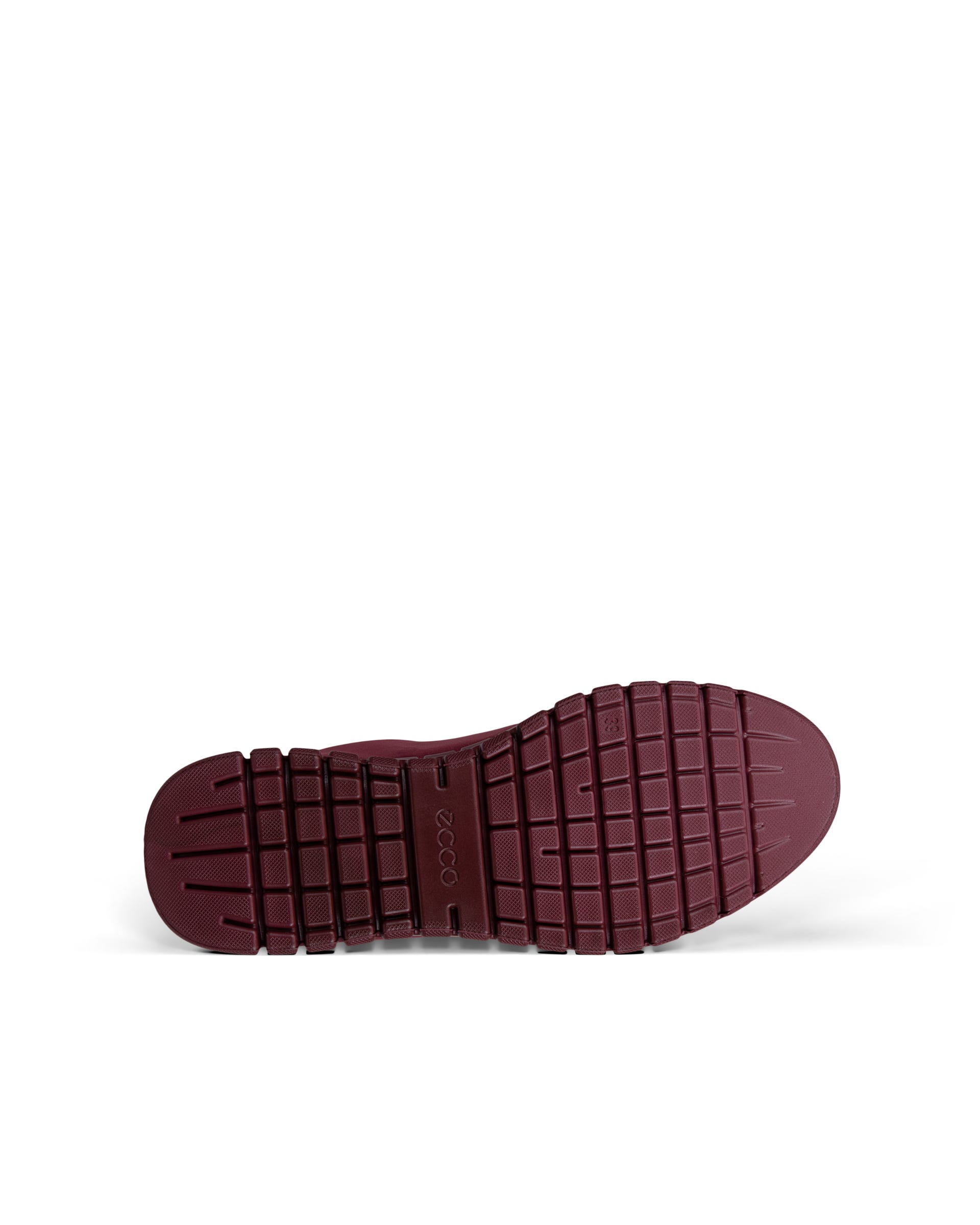 Women's ECCO® GRUUV LITE Nubuck Sneaker - Red - Outside