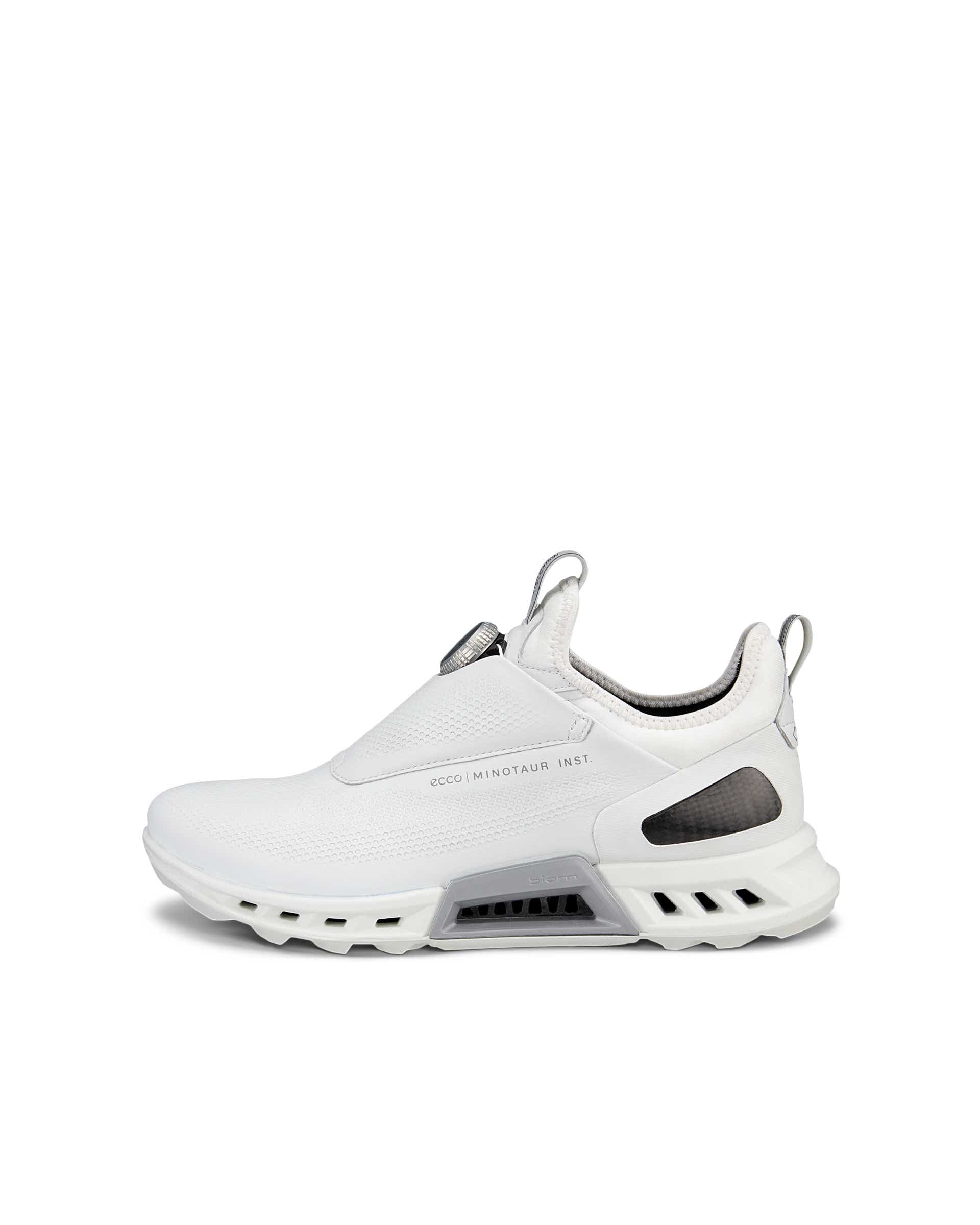 ECCO Golf BIOM C4 メンズ レザーGore-Texゴルフシューズ - ホワイト - Outside