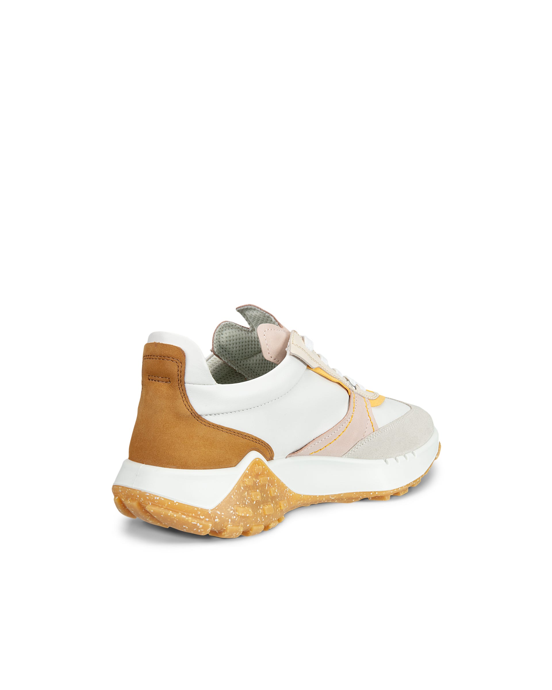 Women's ECCO® Retro Leather Sneaker - Multicolour - Back