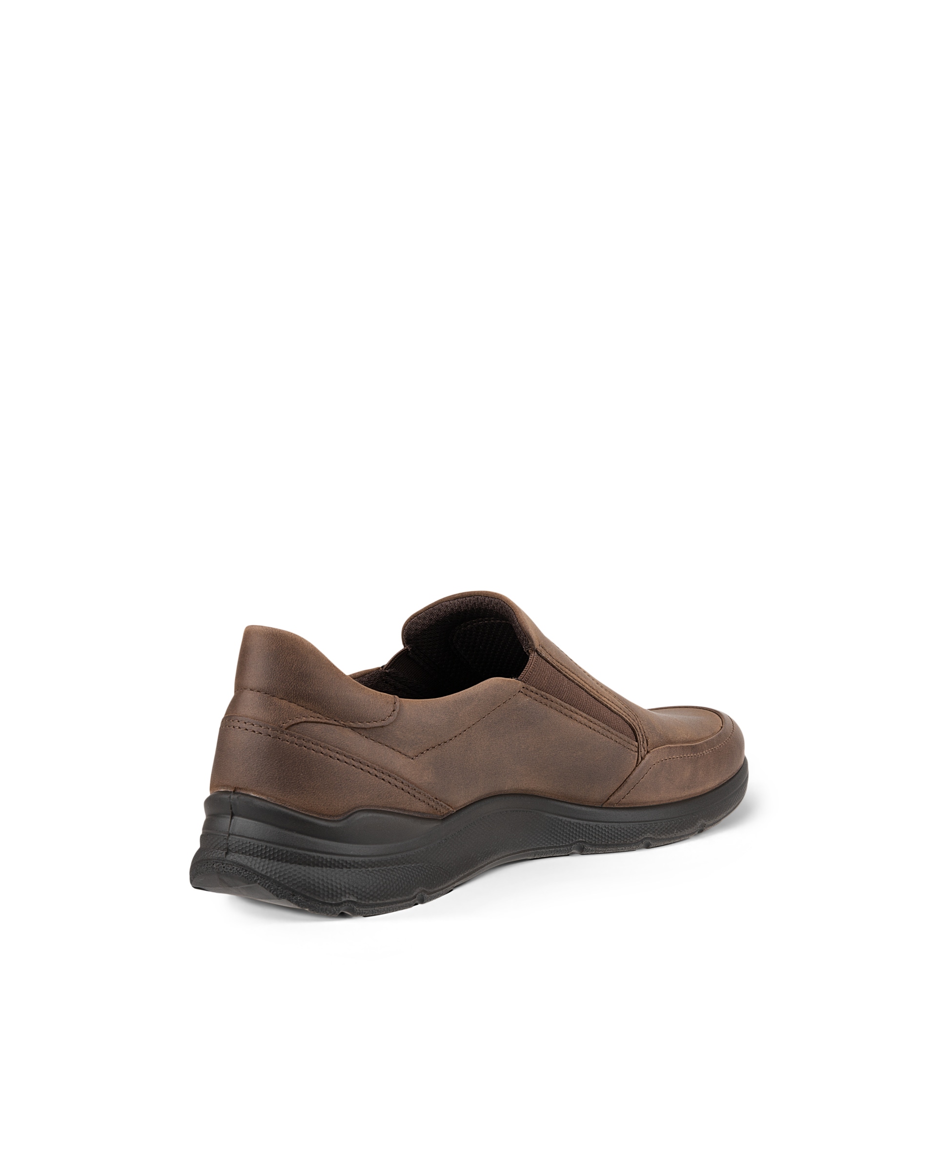 ECCO® Irving chaussures sans lacet en nubuck pour homme - Brun - Back