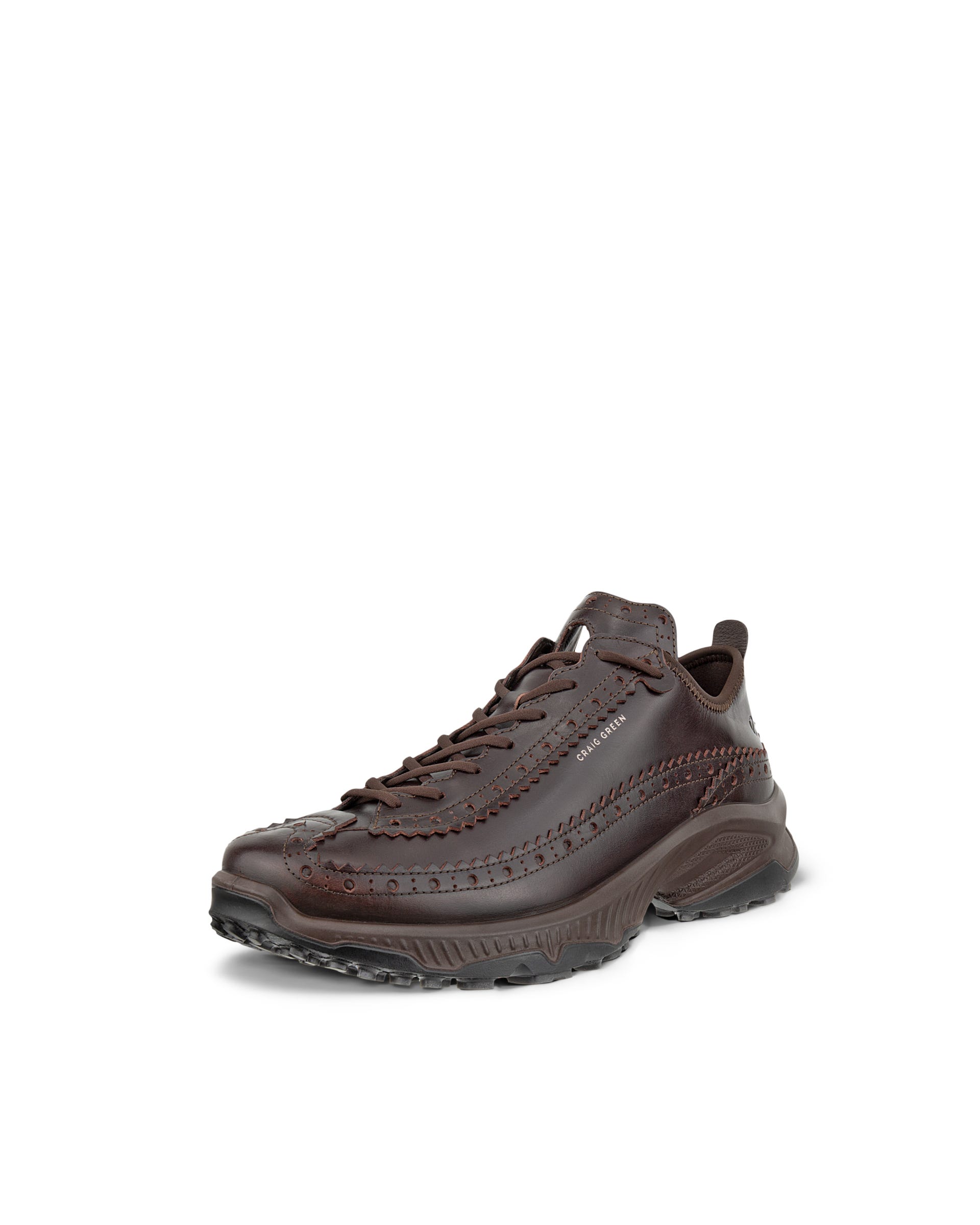 ECCO RECEPTOR XP WOMEN ウィメンズ レザーシューズ - ブラウン - Outside