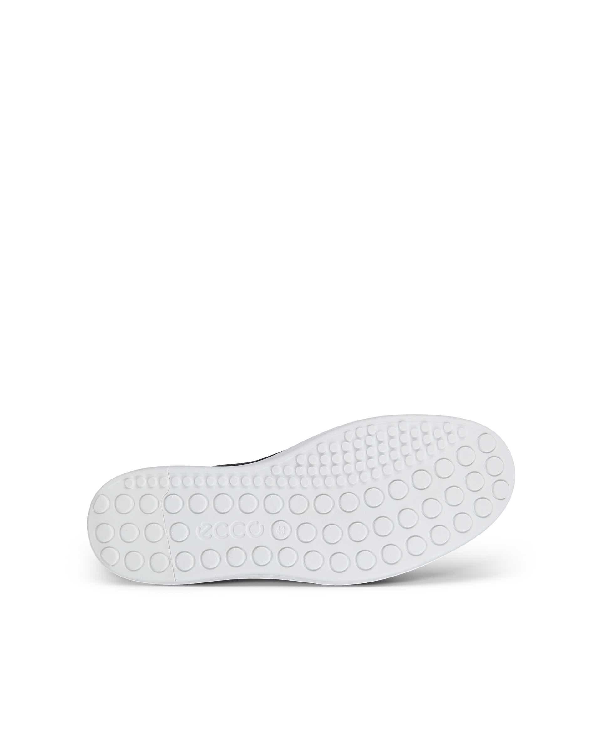 ECCO® Soft 60 férfi bőr sneaker - Fekete - Sole