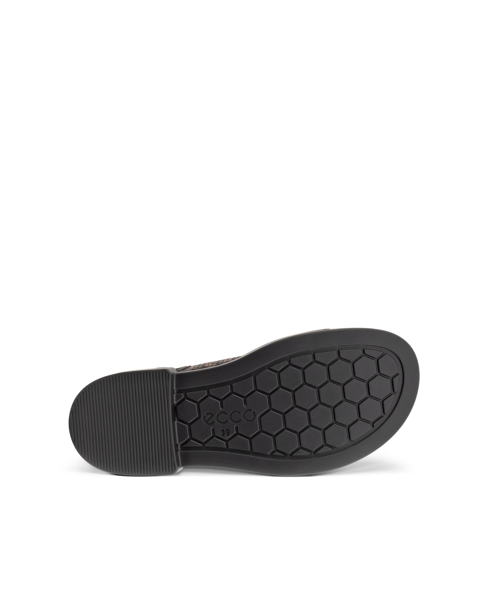 Women's ECCO® Metropole Seoul Leather Slingback Sandal - Brown - Sole