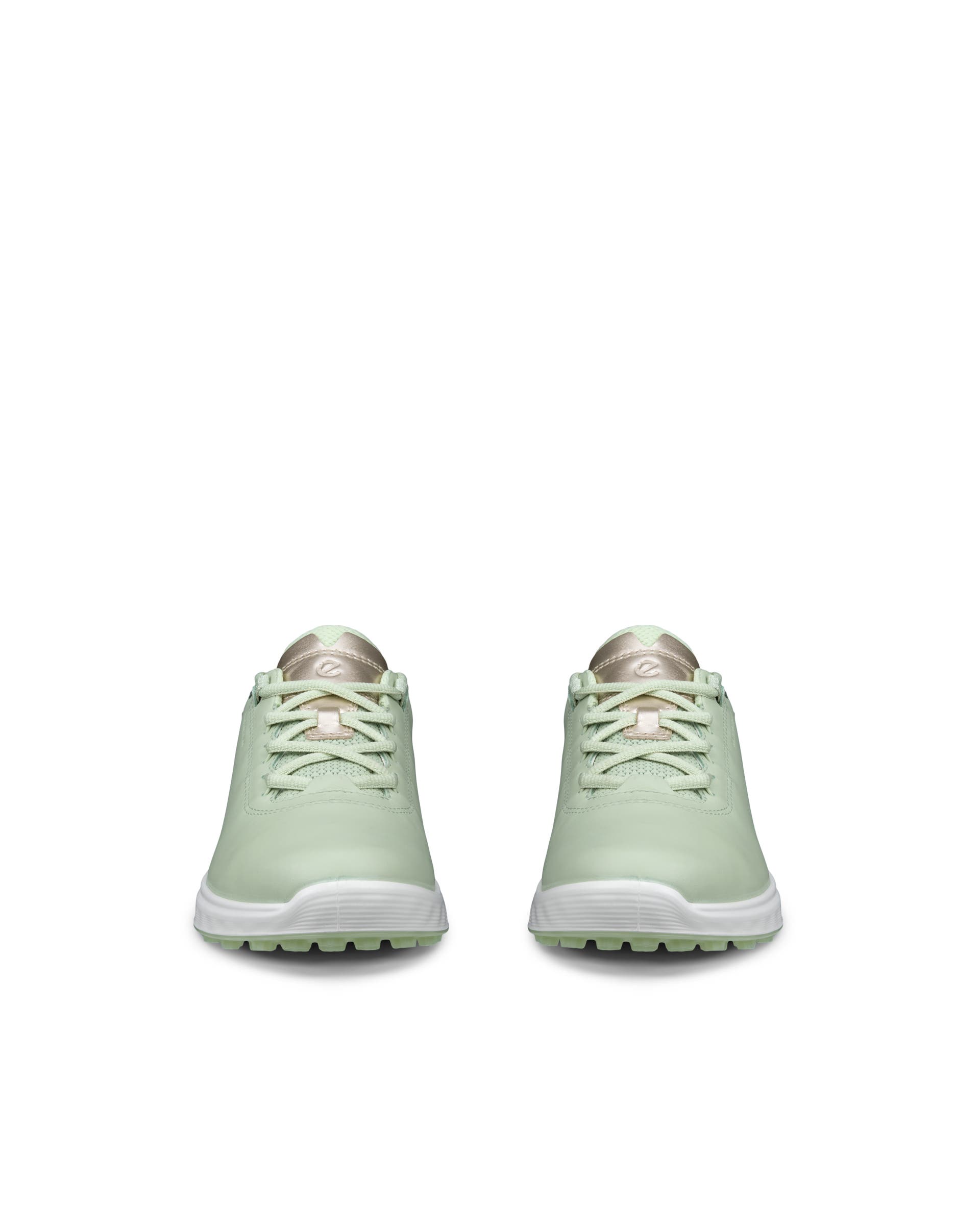 ECCO® Golf S-Casual női vízálló bőr golfcipő - Zöld - Front pair