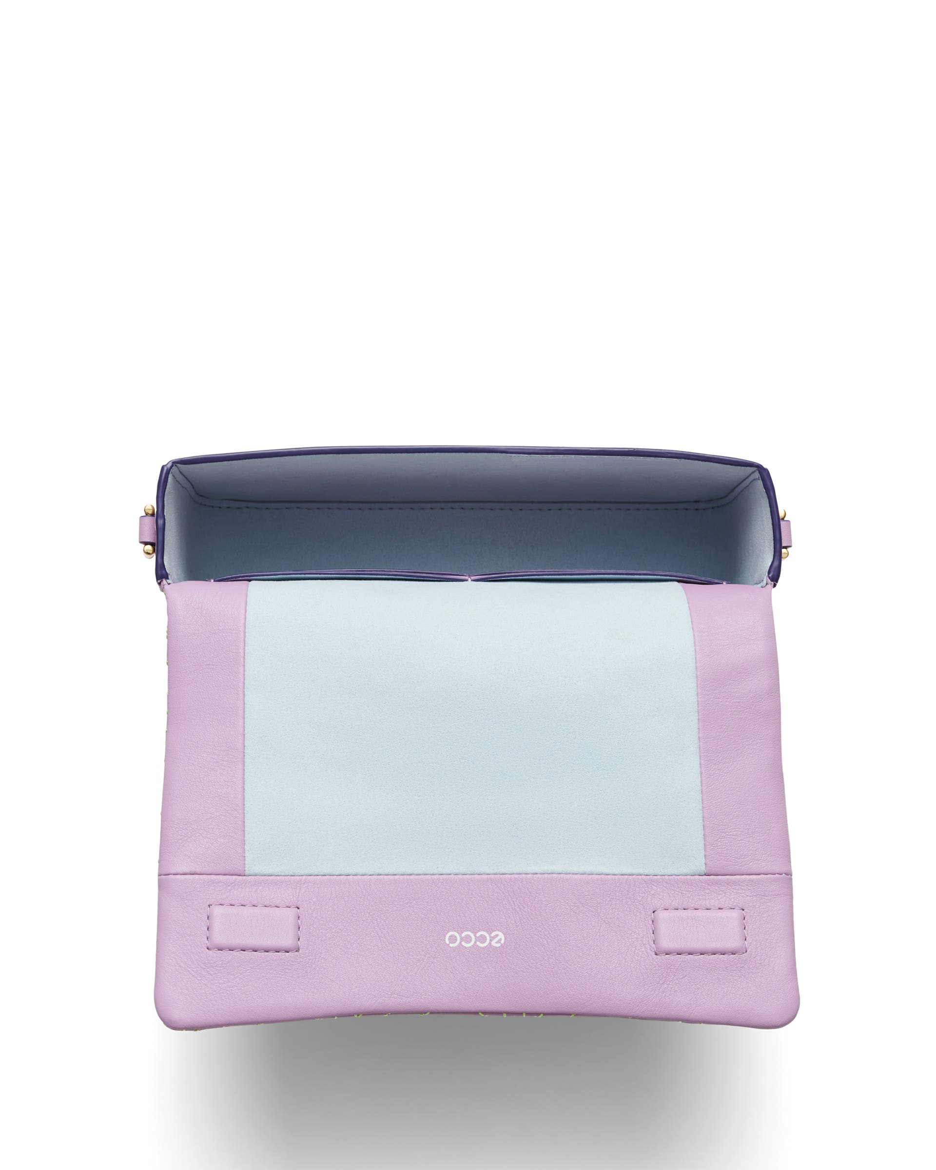 ECCO Pinch Small Quilted Wave レザーショルダーバッグ - パープル - Birdeye