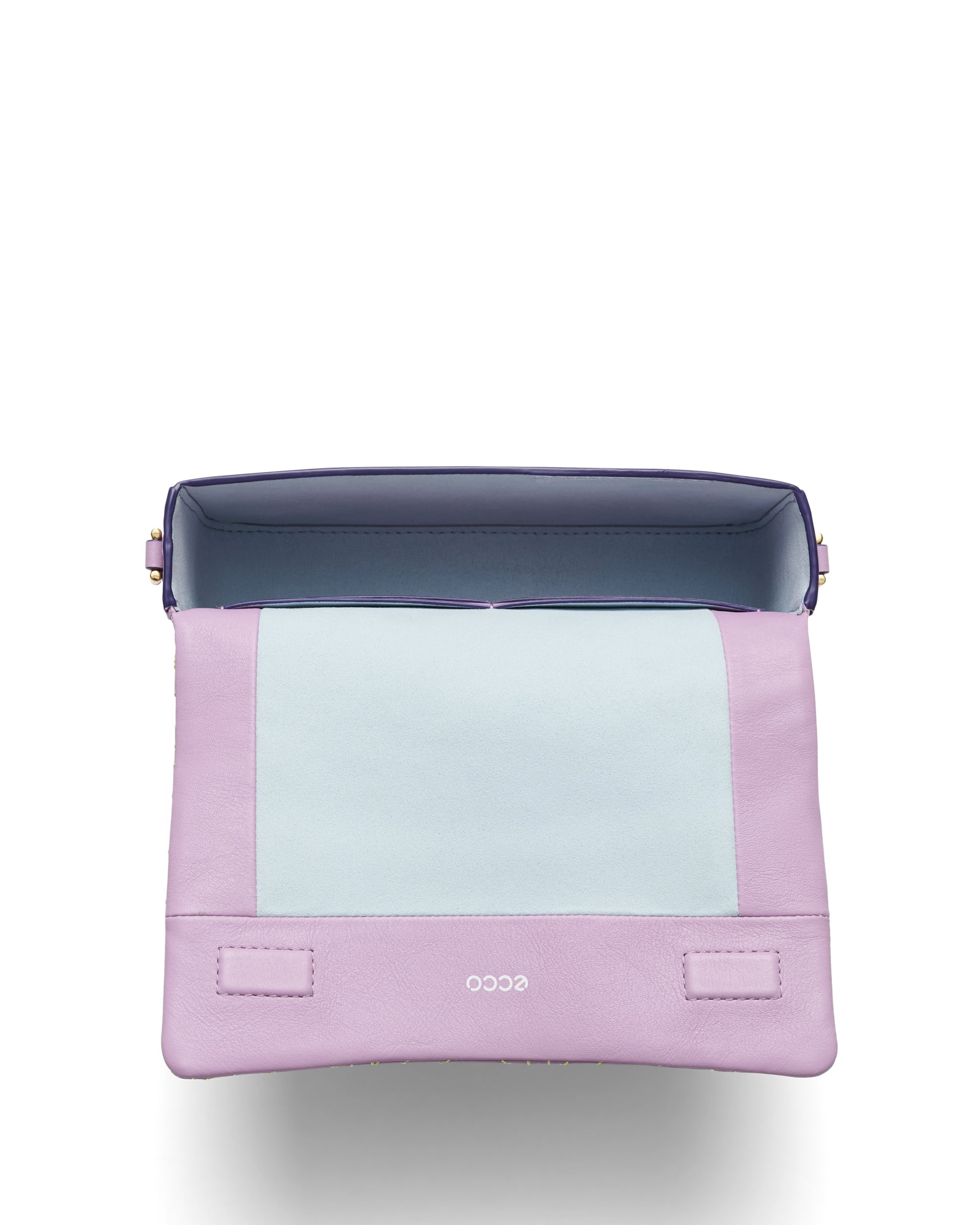 ECCO Pinch Small Quilted Wave レザーショルダーバッグ - パープル - Birdeye