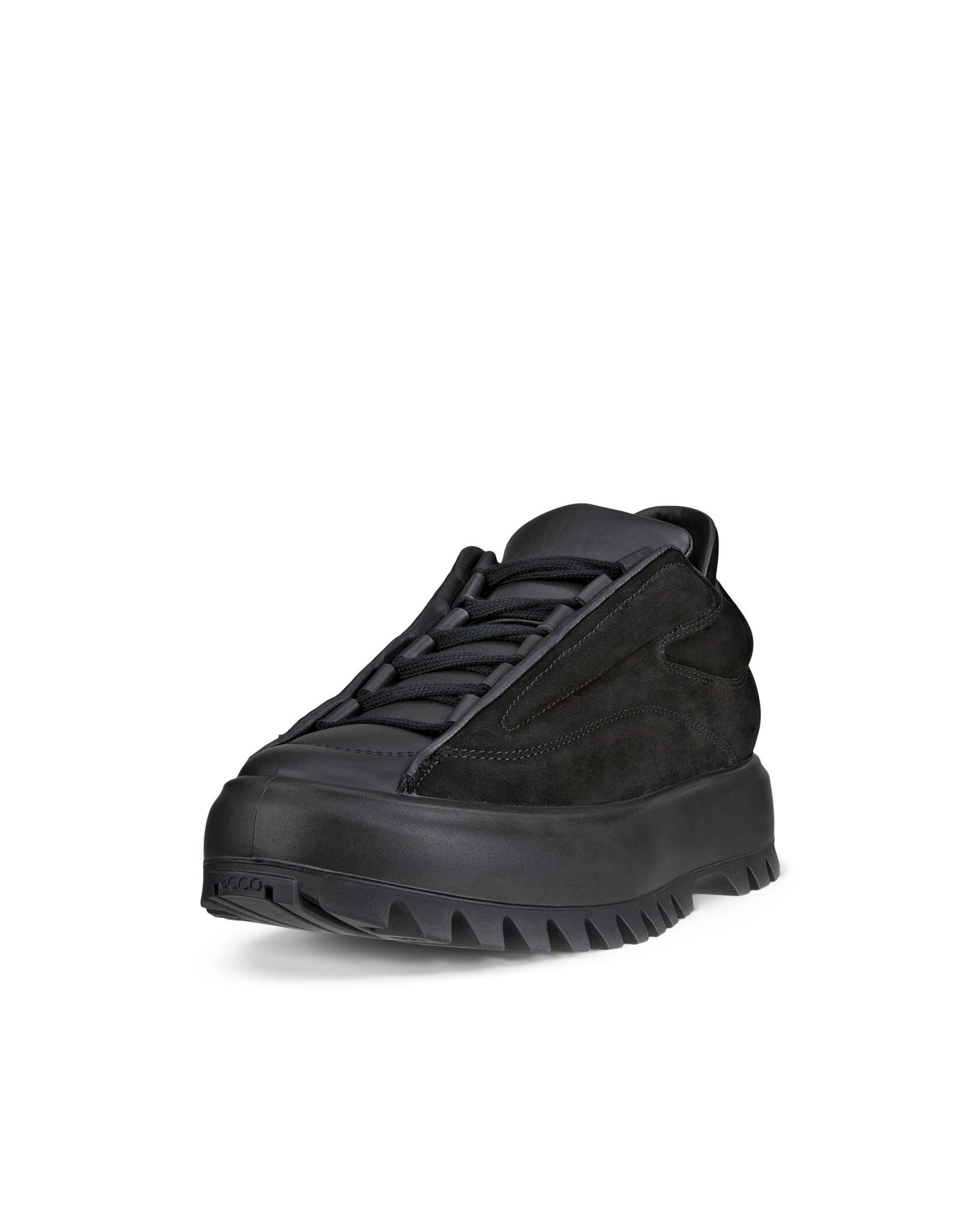 ECCO STREET ACE RAL7000 WOMENS ウィメンズ ヌバックスニーカー - ブラック - Main