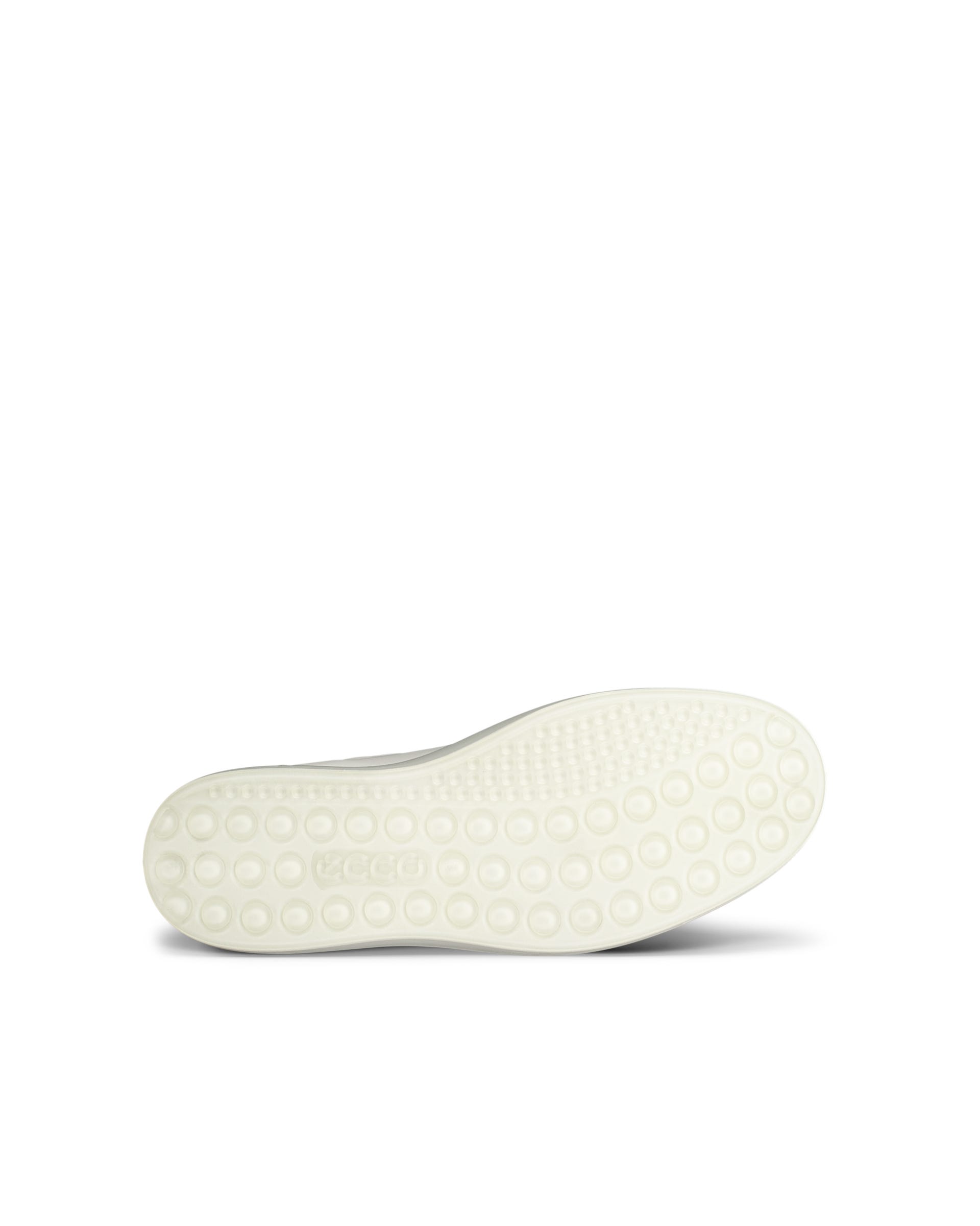 Men's ECCO® Soft 7 Leather Lace-Up Shoe - White - Outside