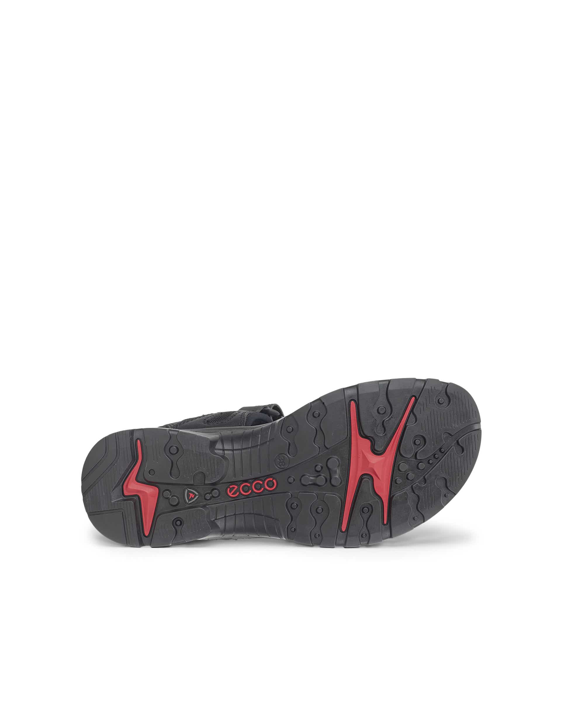 Women's ECCO® Offroad Textile Two Strap Sandal - Black - Sole