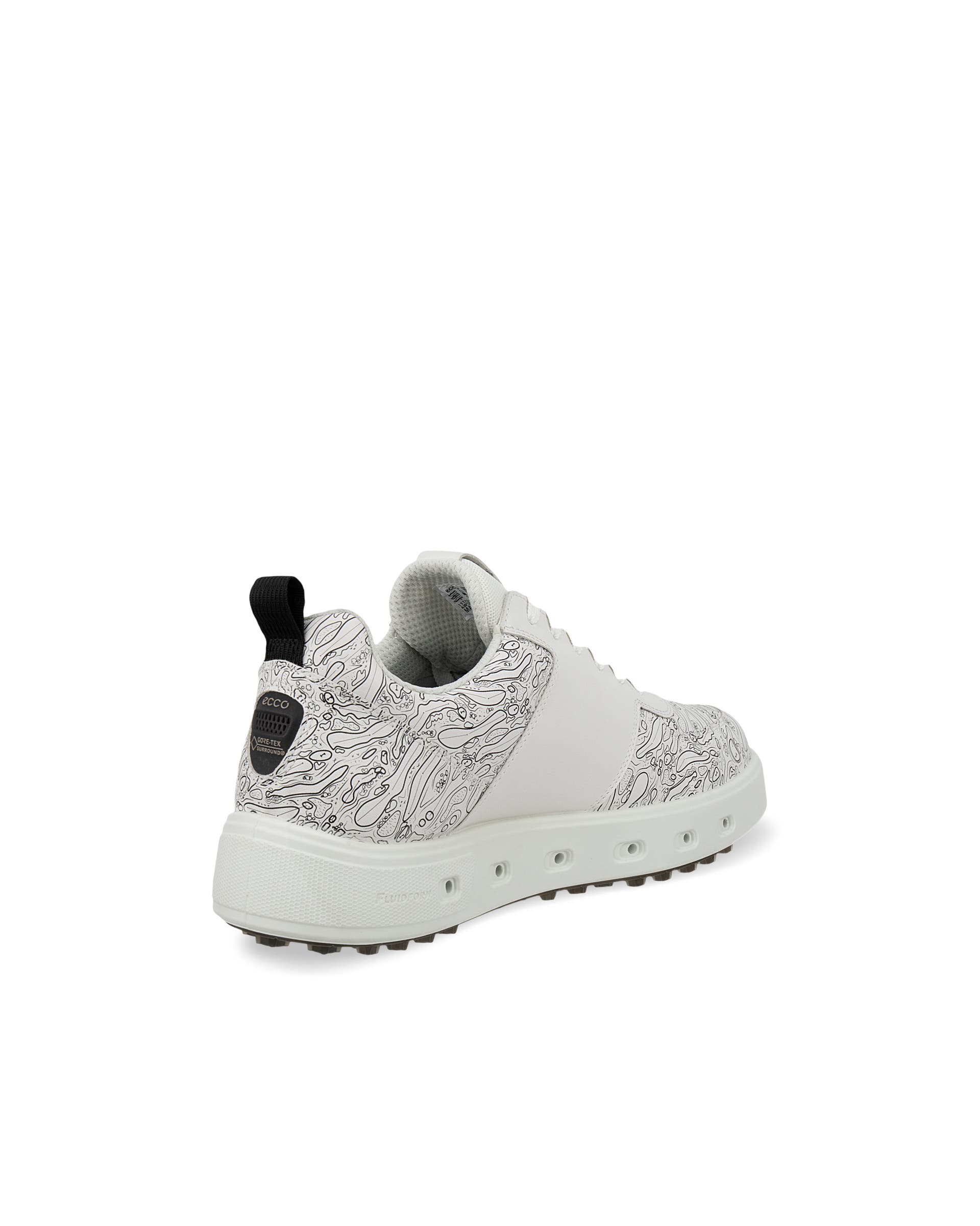ECCO® Golf Street 720 Herren Golfschuh aus Leder mit Gore-Tex - Weiß - Back