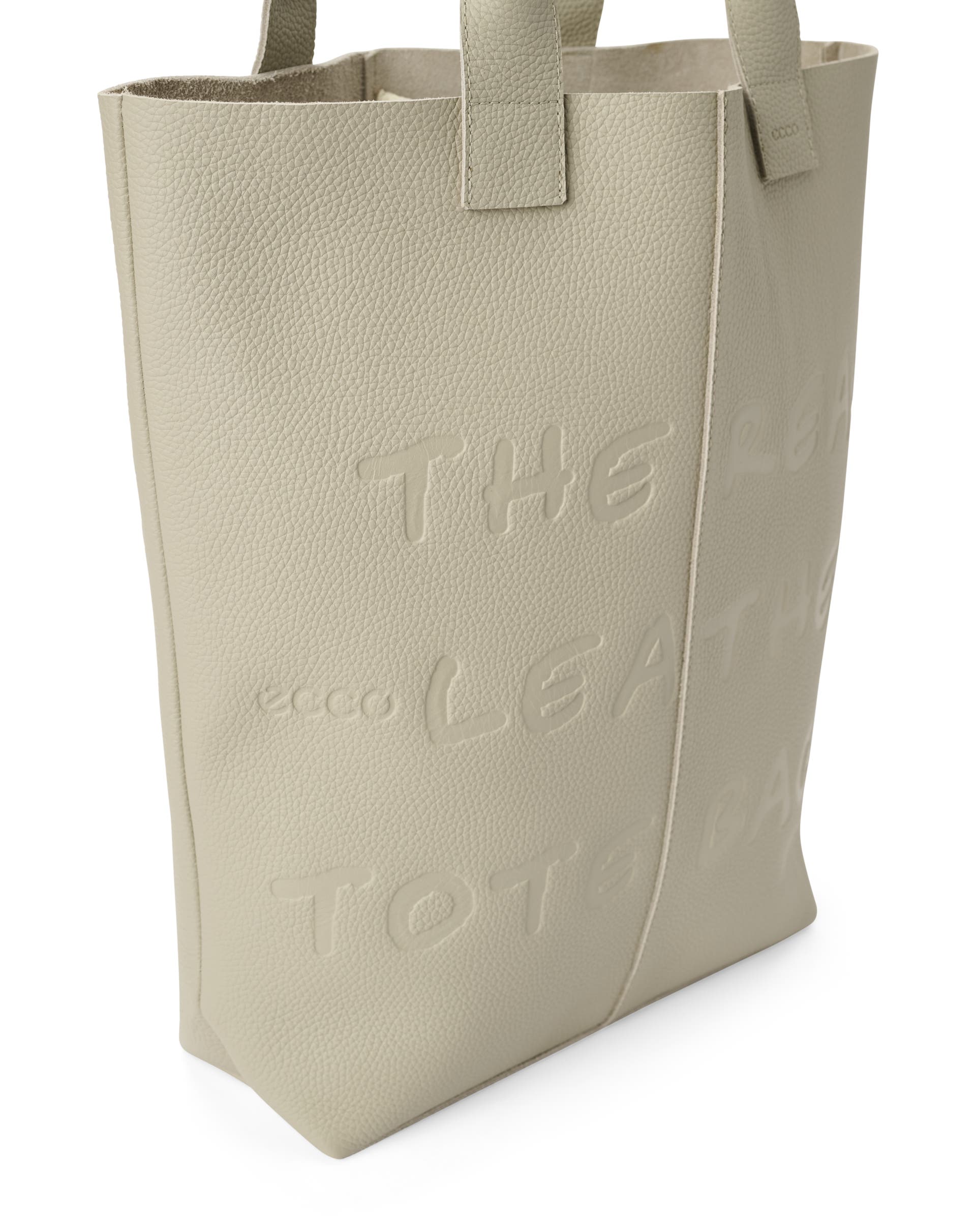 ECCO Tote Real Leather - Bēšs - Detail-1