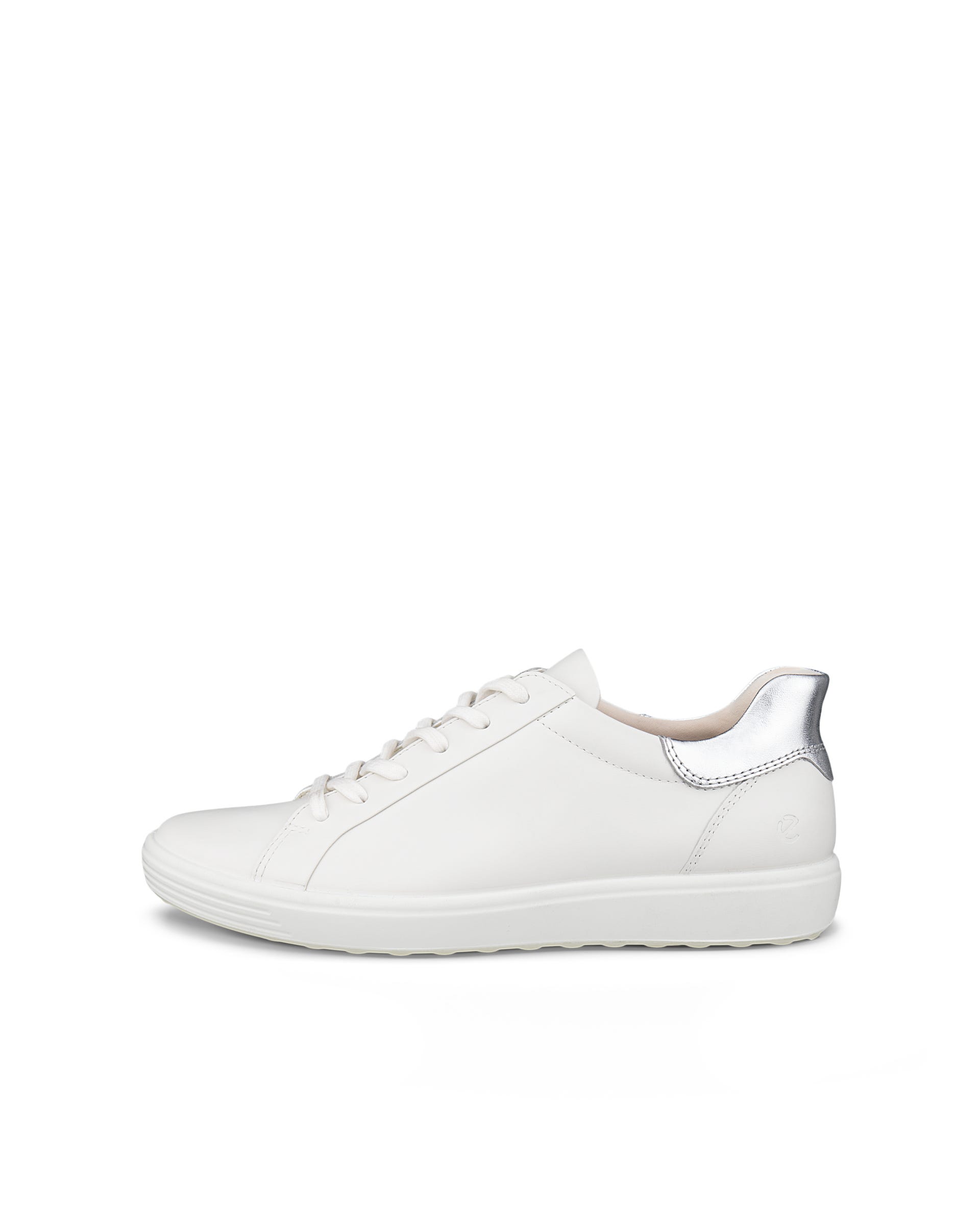 ECCO® Soft 7 Damen Ledersneaker - Weiss - Outside
