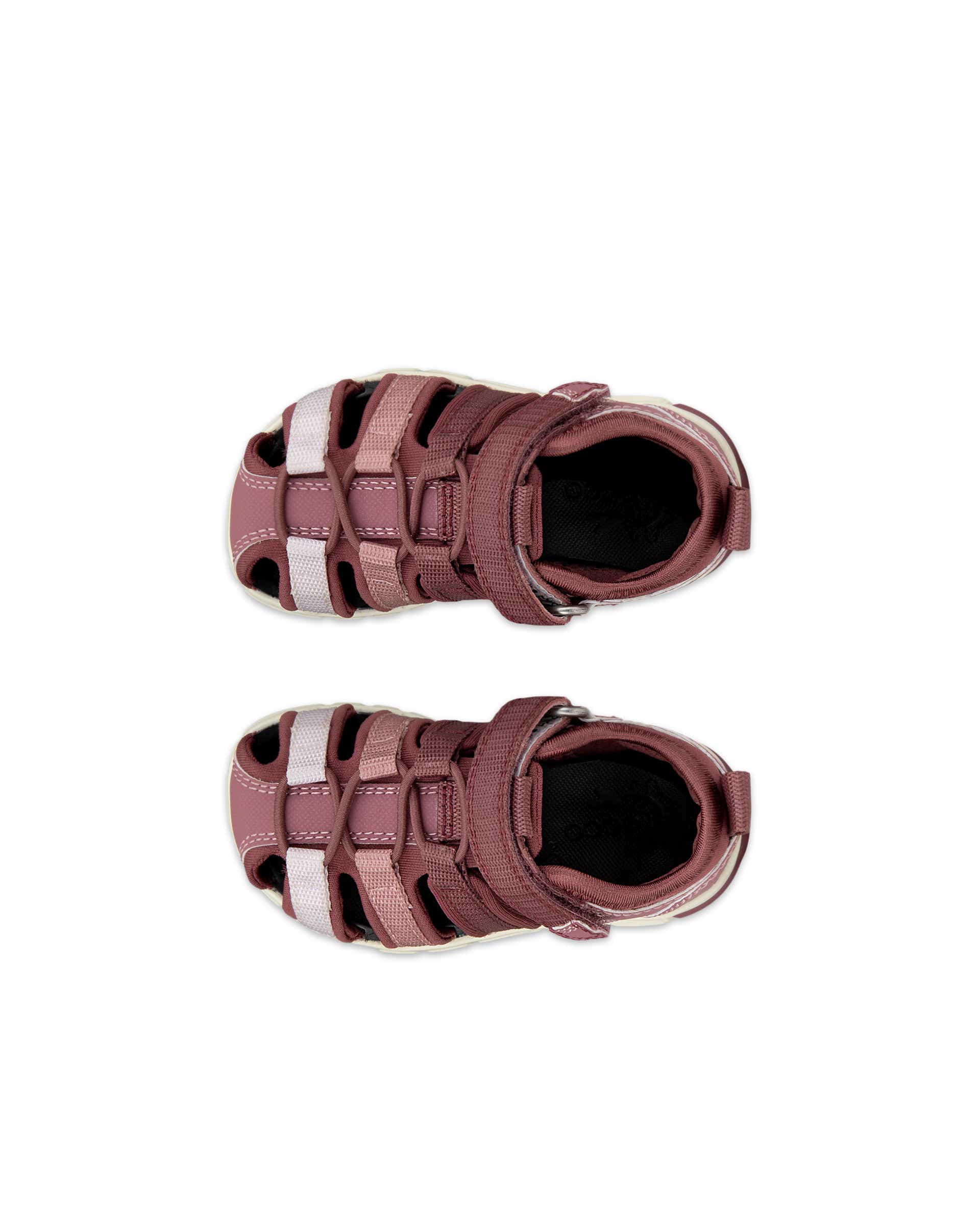 Kids' ECCO® MINI STRIDE SANDAL Fisherman Sandal - Pink - Top left pair