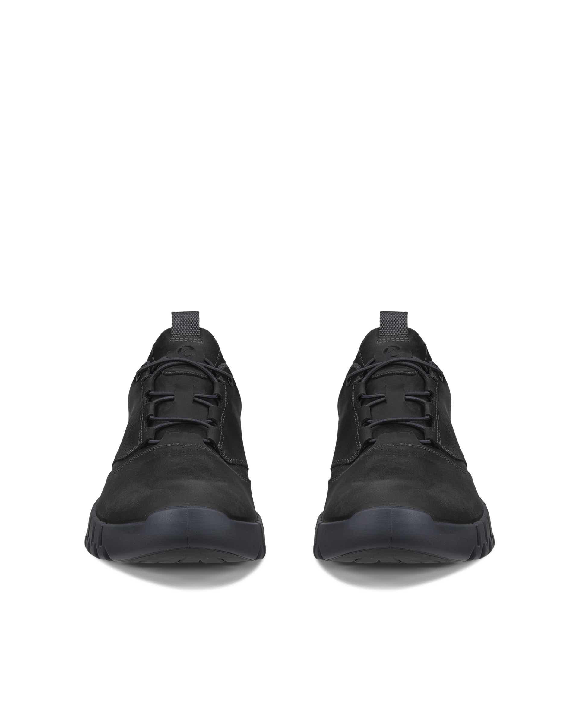 ECCO® GRUUV sneakers i nubuck til herrer - Grå - Front pair