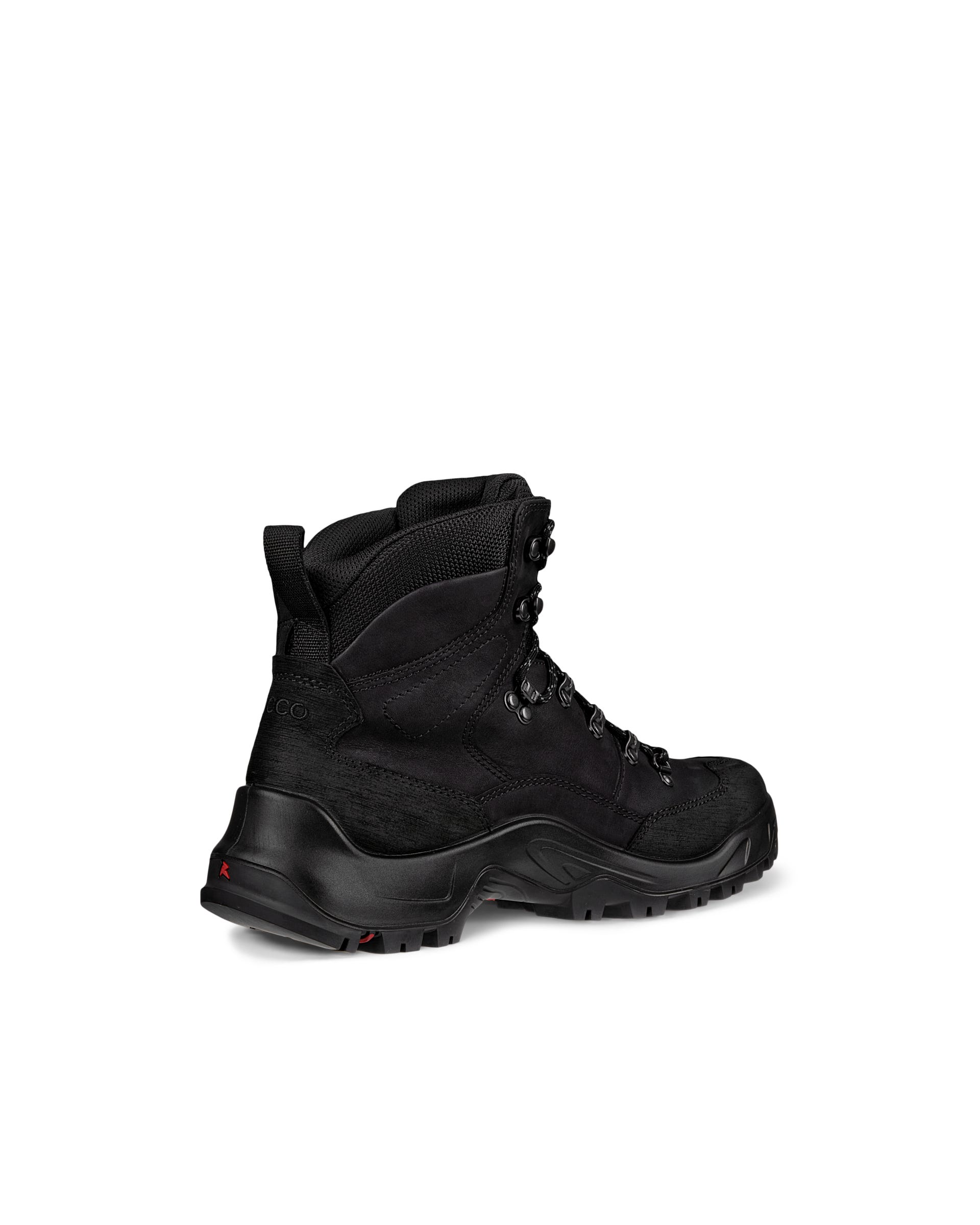 ECCO® Offroad Vattentät halvhög känga i nubuck för utomhusbruk herr - Svart - Back
