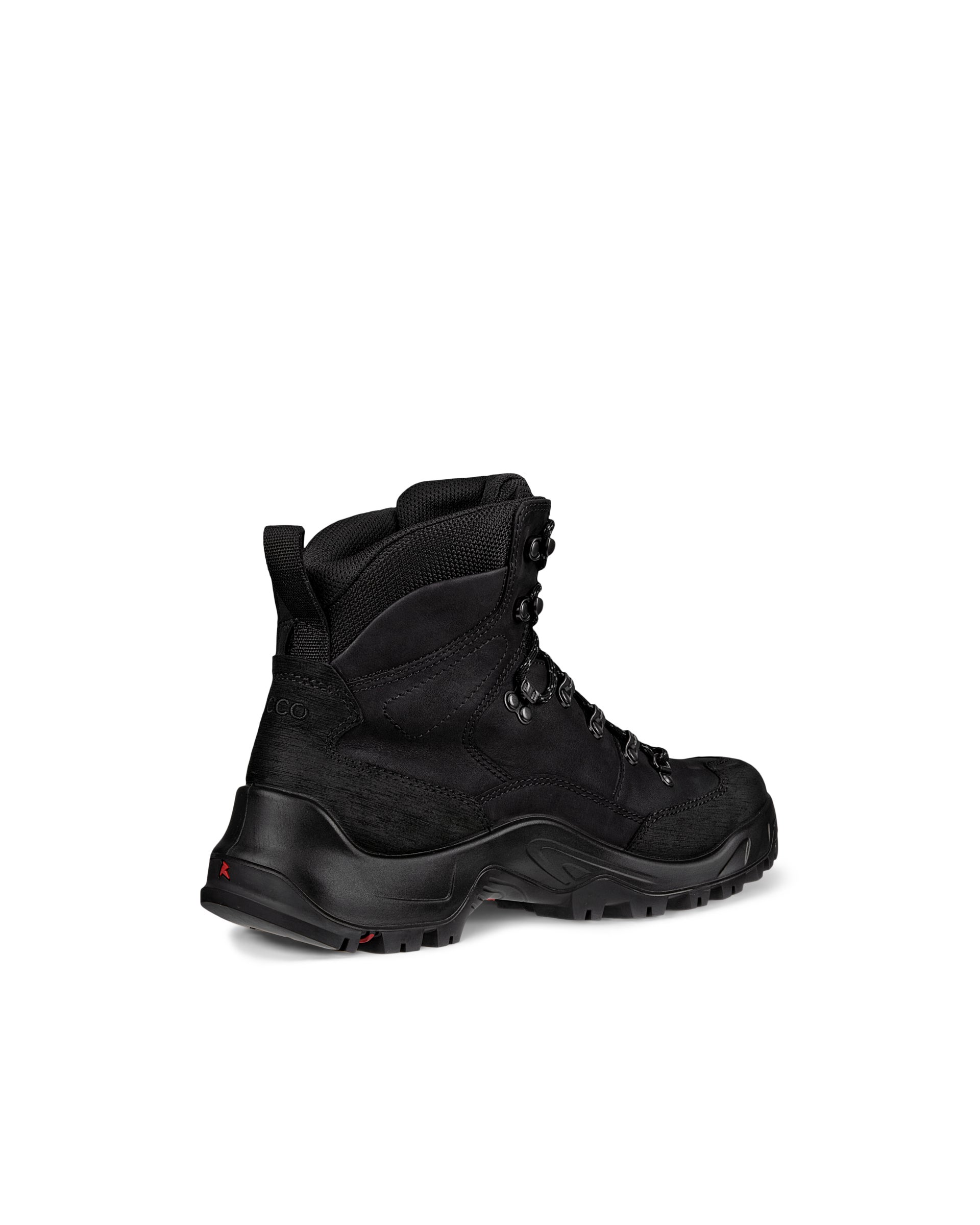 Pánske nubuková nepremokavé stredne vysoké outdoorové ECCO® Offroad - Čierna - Back