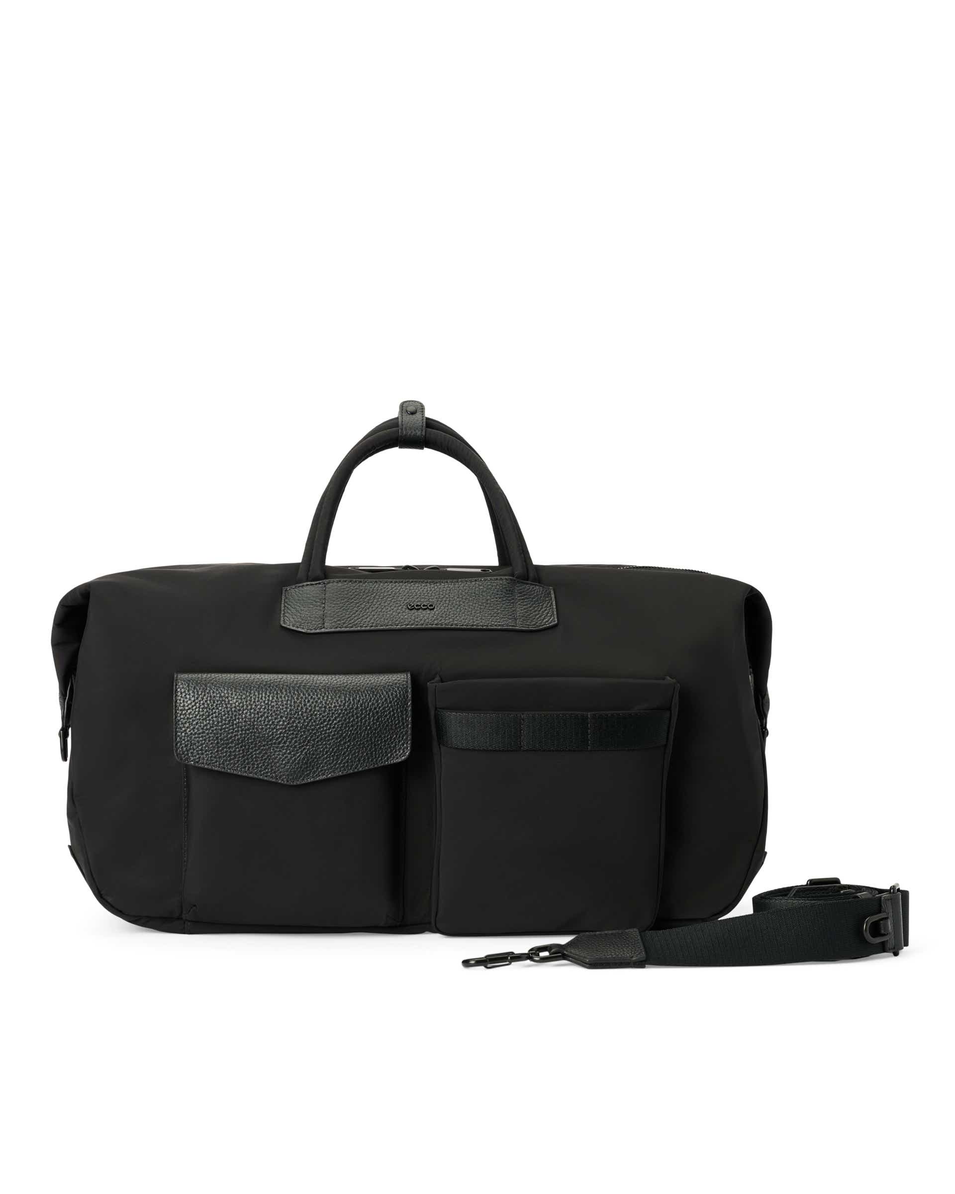 ECCO® Voyager - Leather Travel 48hr Weekender Bag - Black - Main