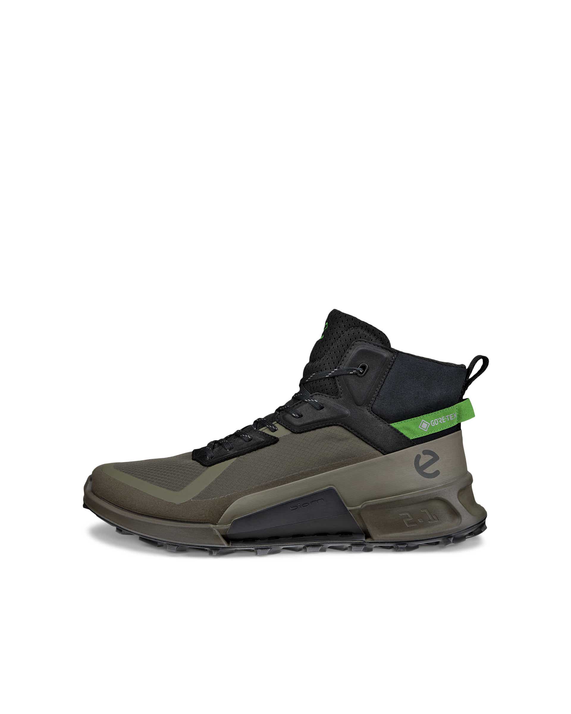 ECCO® Biom 2.1 X Mountain højskaftede hikingsko i tekstil med Gore-Tex til herrer - Sort - Outside