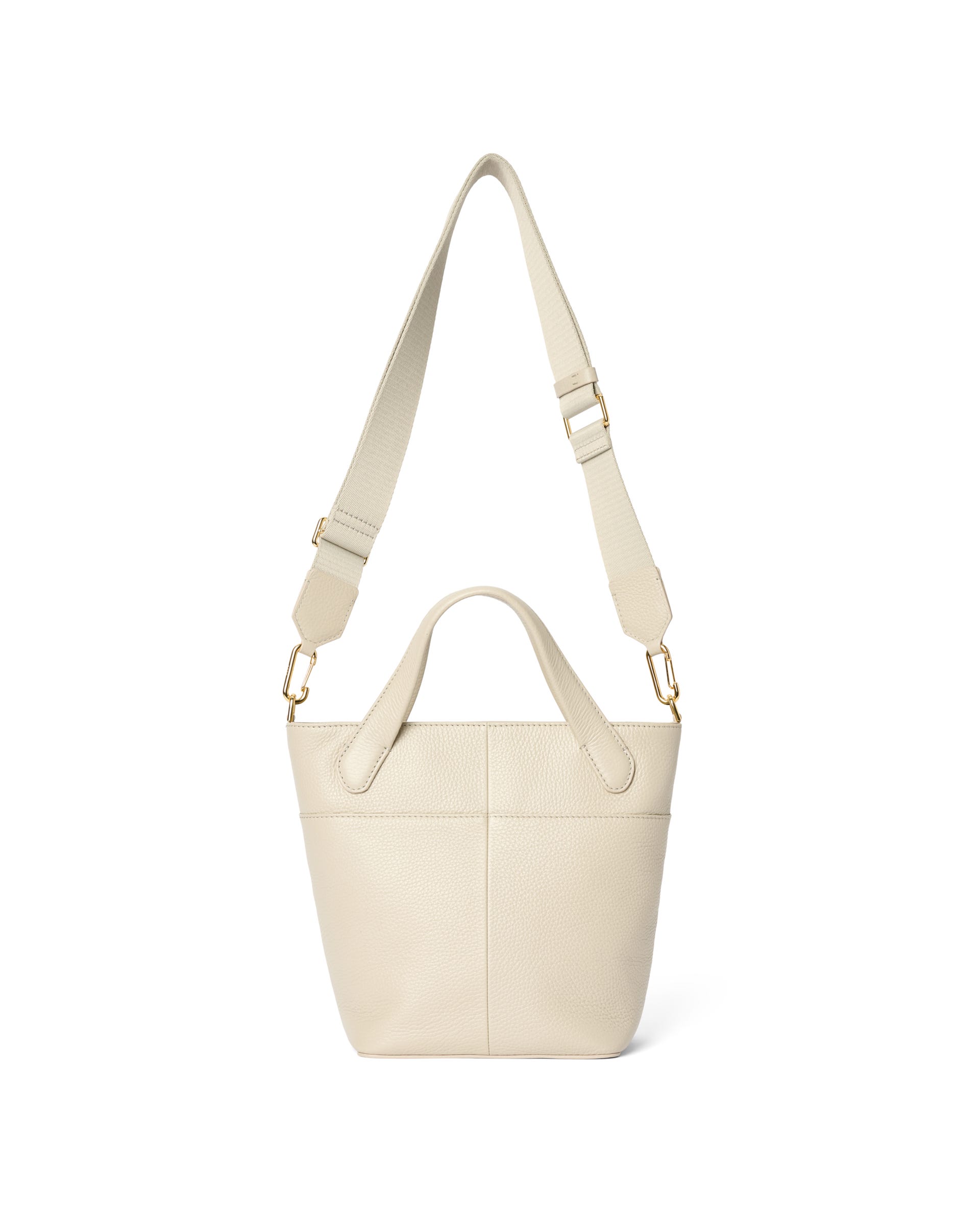 ECCO® Essential leren shopper - Beige - Back