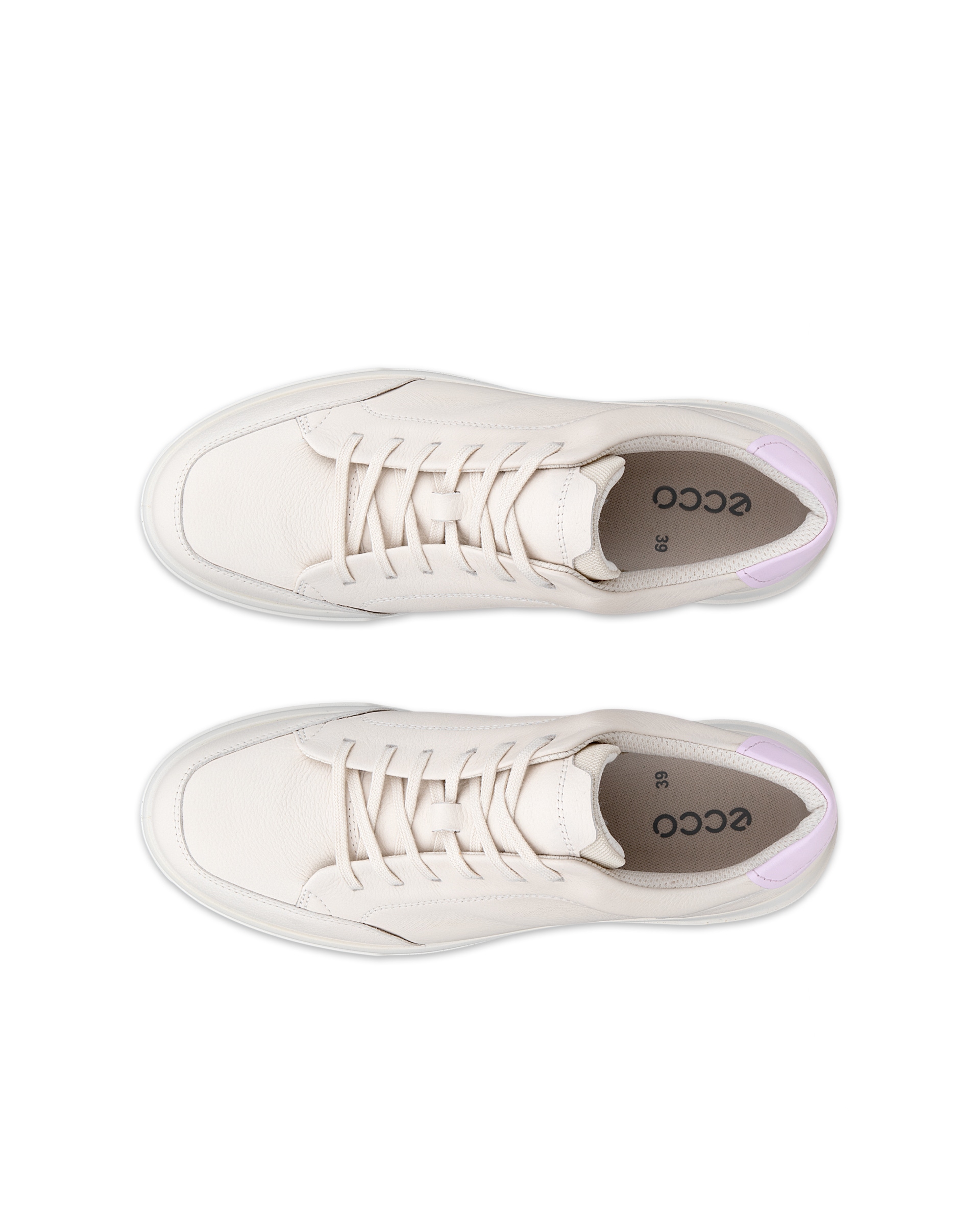 ECCO® MOVE chaussure en cuir pour femme - Beige - Top left pair
