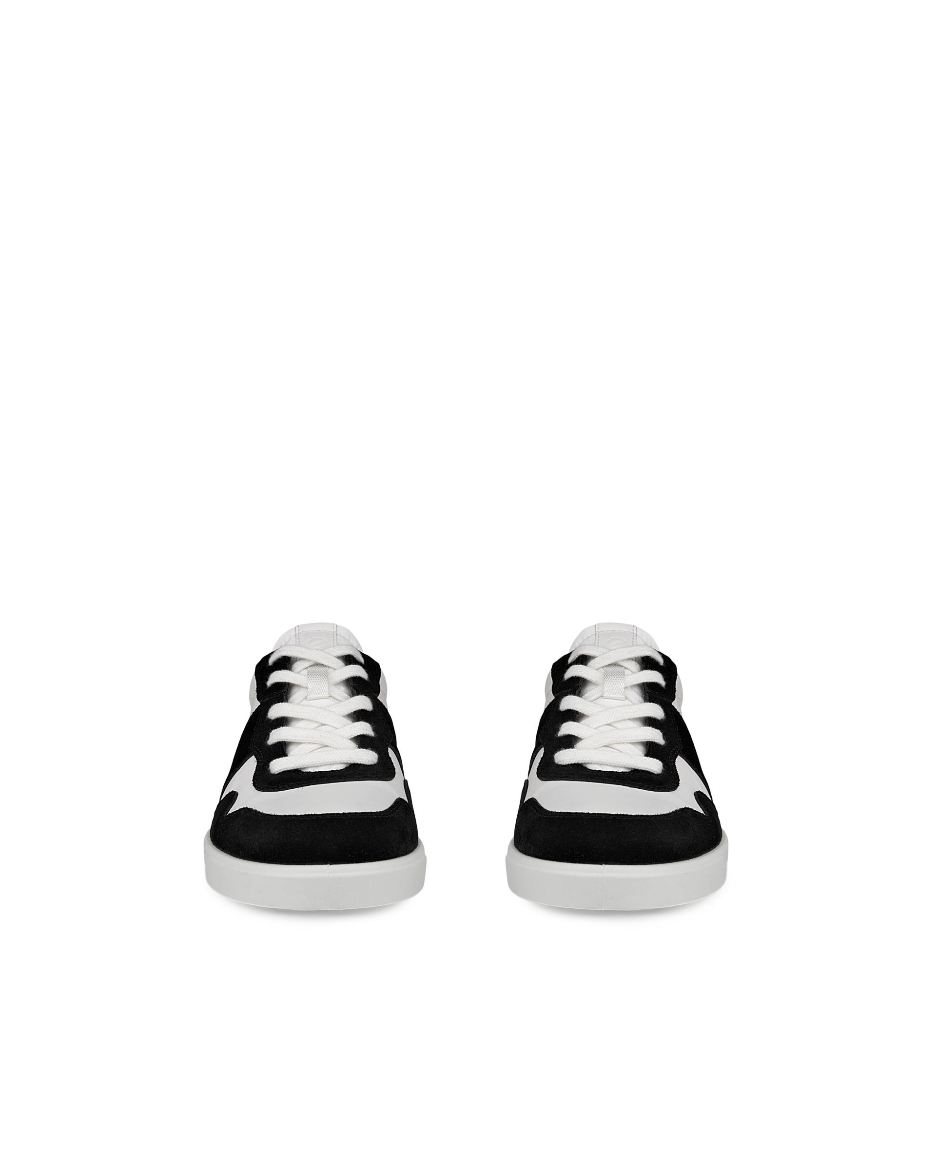 ECCO® Street Lite Damen Sneaker aus Veloursleder - Schwarz - Front pair