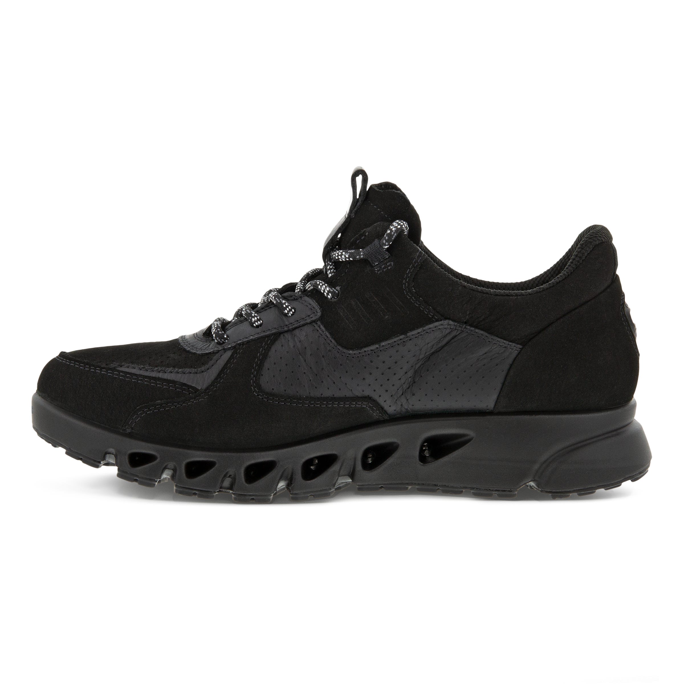 Women's ECCO® Multi-Vent Nubuck Gore-Tex Outdoor Sneaker - Black - Inside