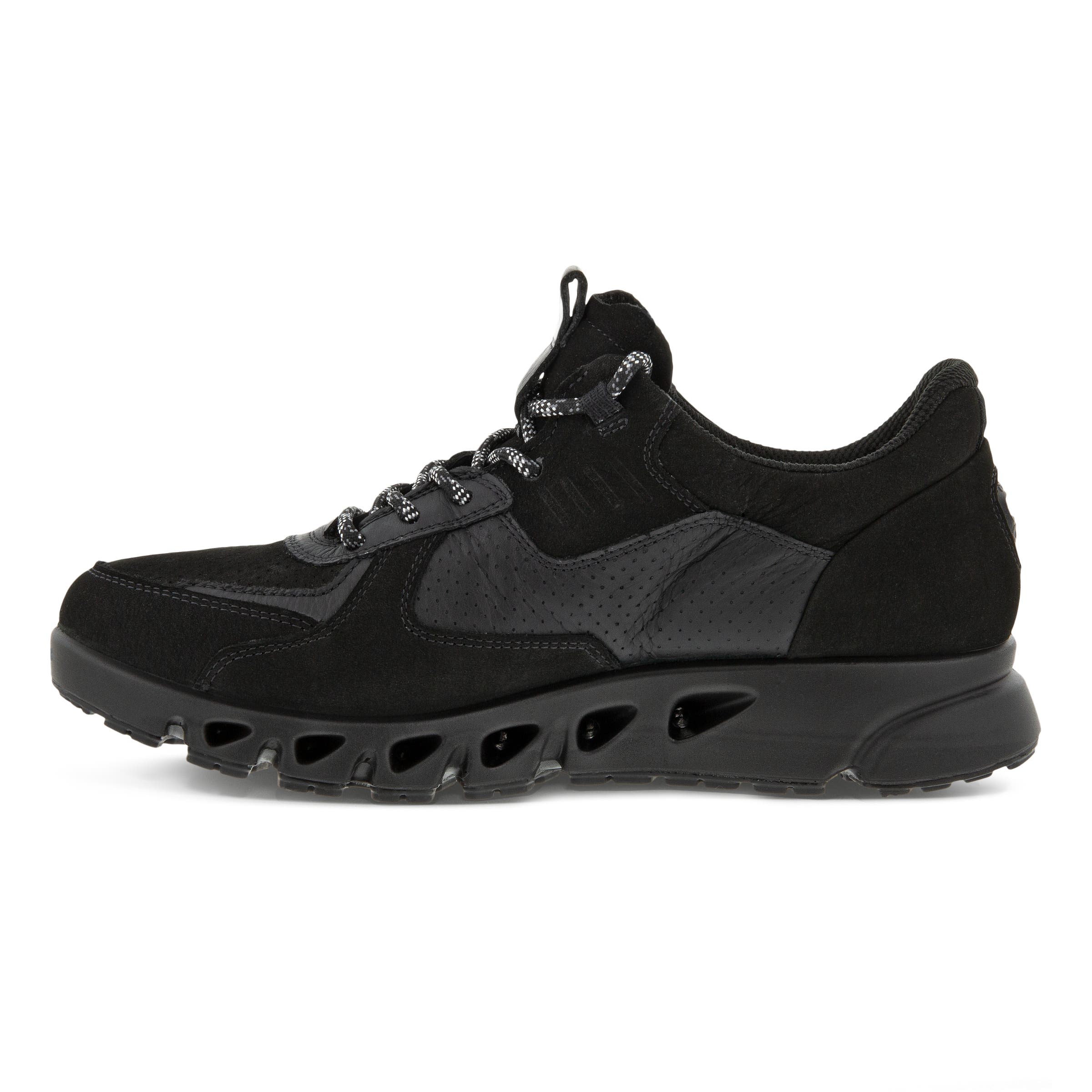 Women's ECCO® Multi-Vent Nubuck Gore-Tex Outdoor Sneaker - Black - Inside