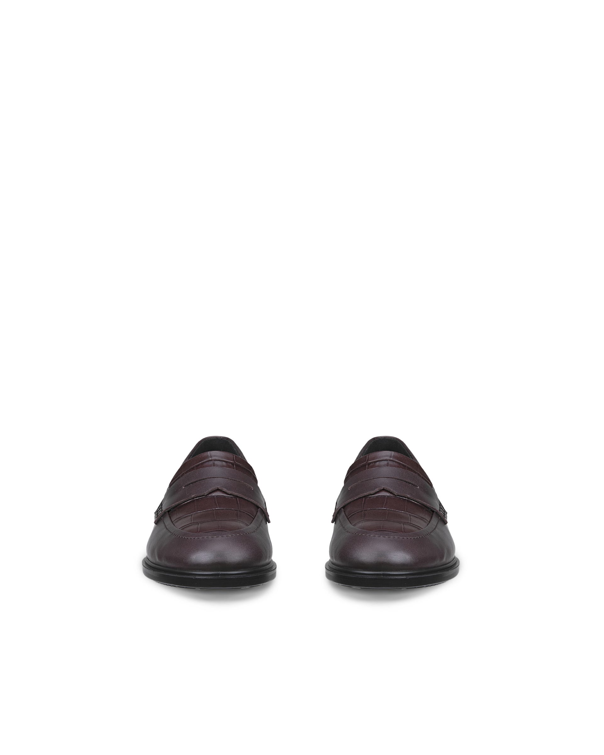 ECCO DRESS CLASSIC 15 ウィメンズ レザーローファー - ブラウン - Outside