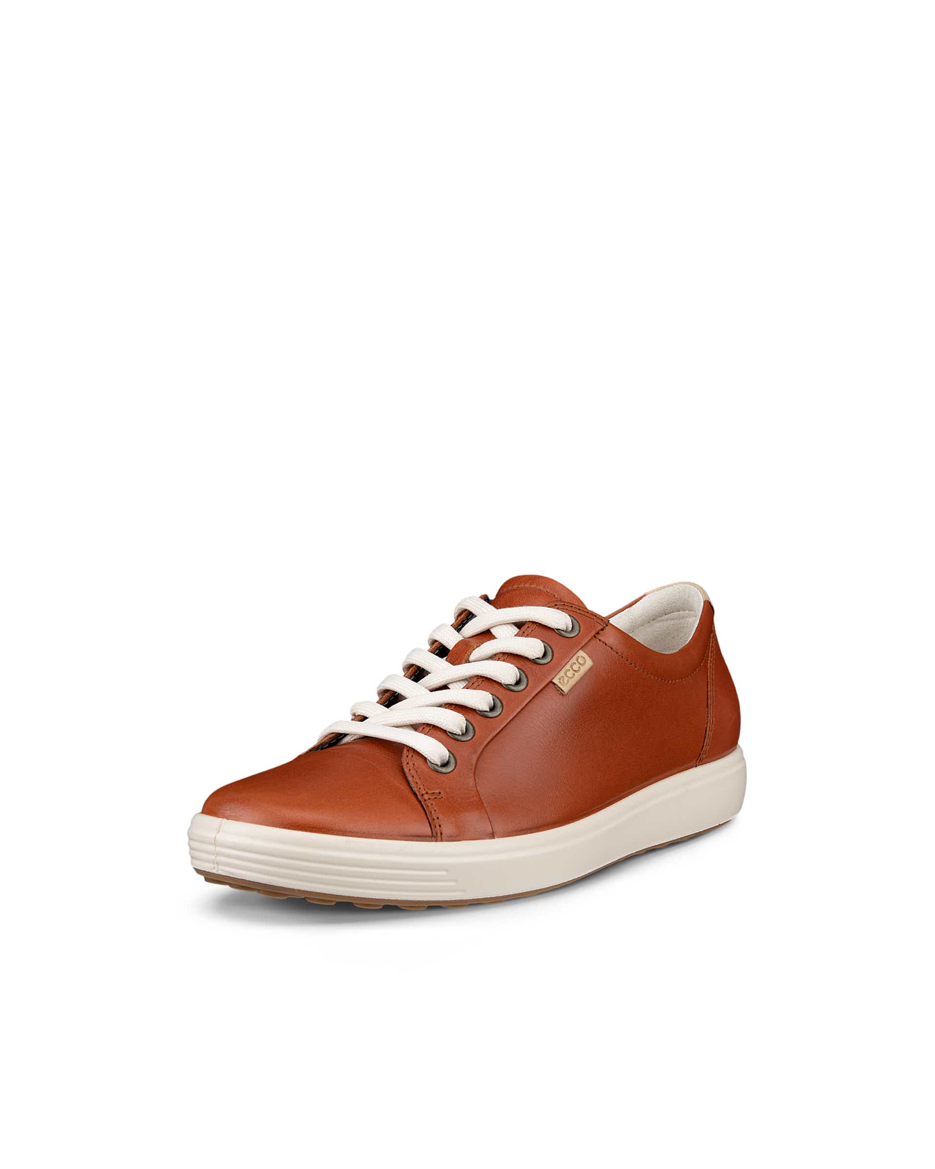 ECCO® Soft 7 Damen Ledersneaker - Braun - Main