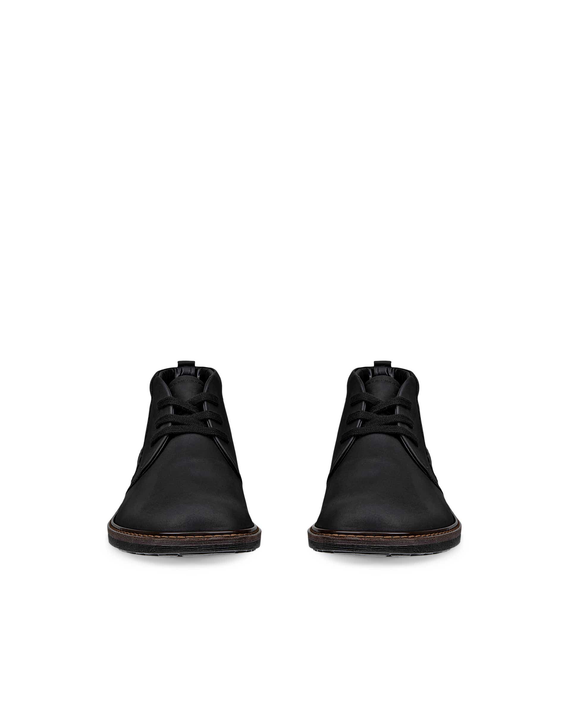 Botines de nobuk Gore-Tex ECCO® Turn para hombre - Negro - Front pair