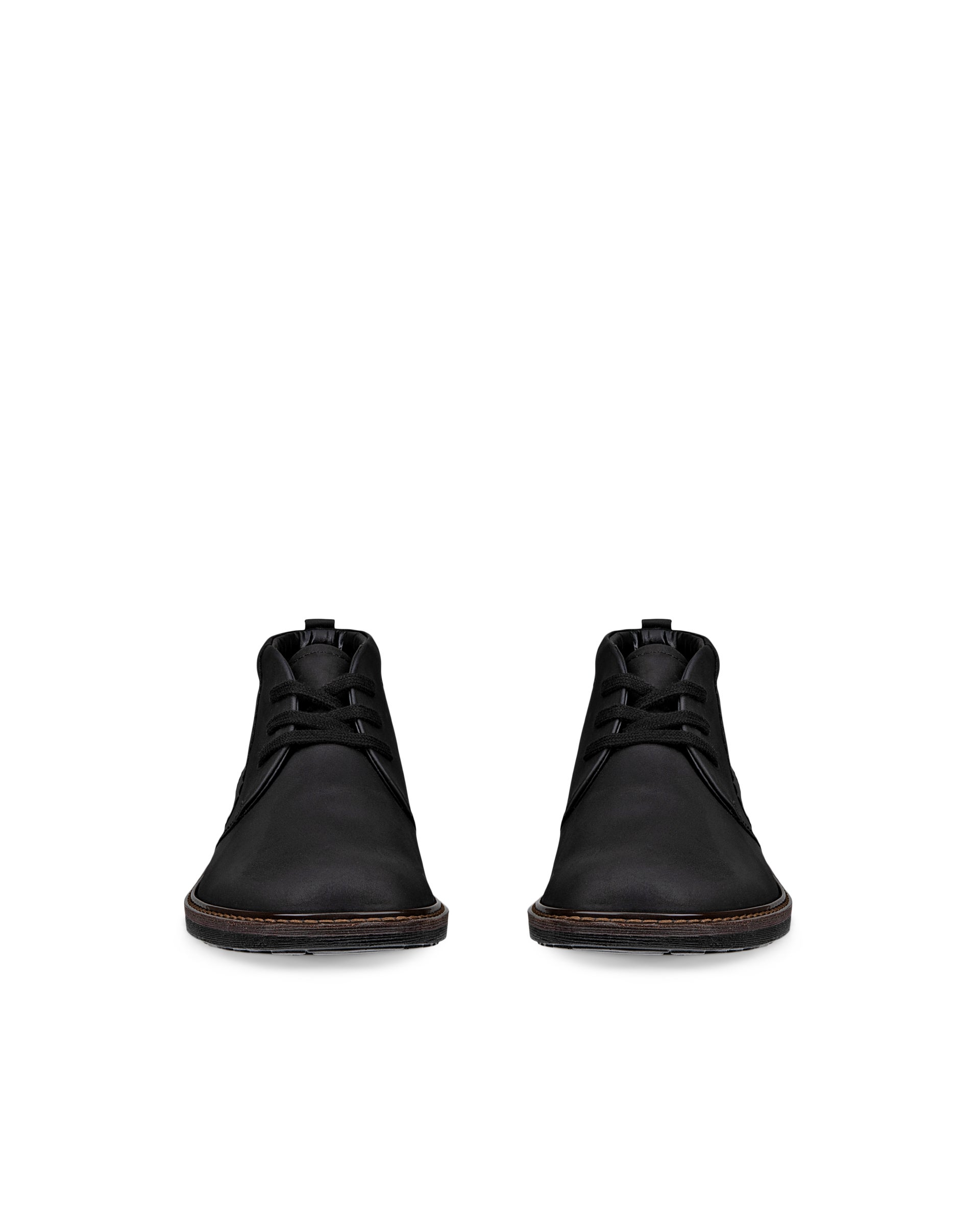 Men's ECCO® Turn Nubuck Gore-Tex Ankle Boot - Black - Front pair