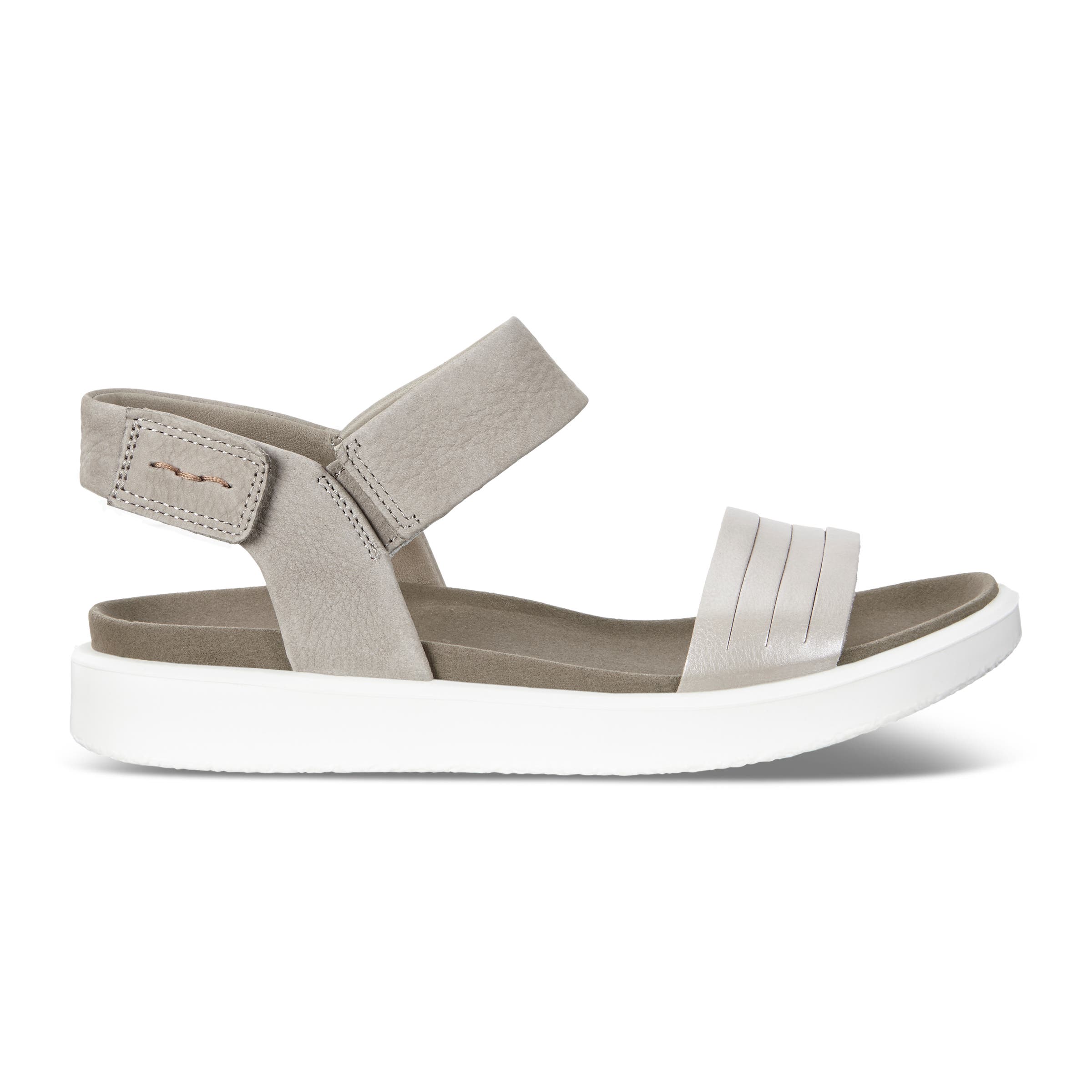 ECCO Women's Flowt Sandals - Metallics - Outside