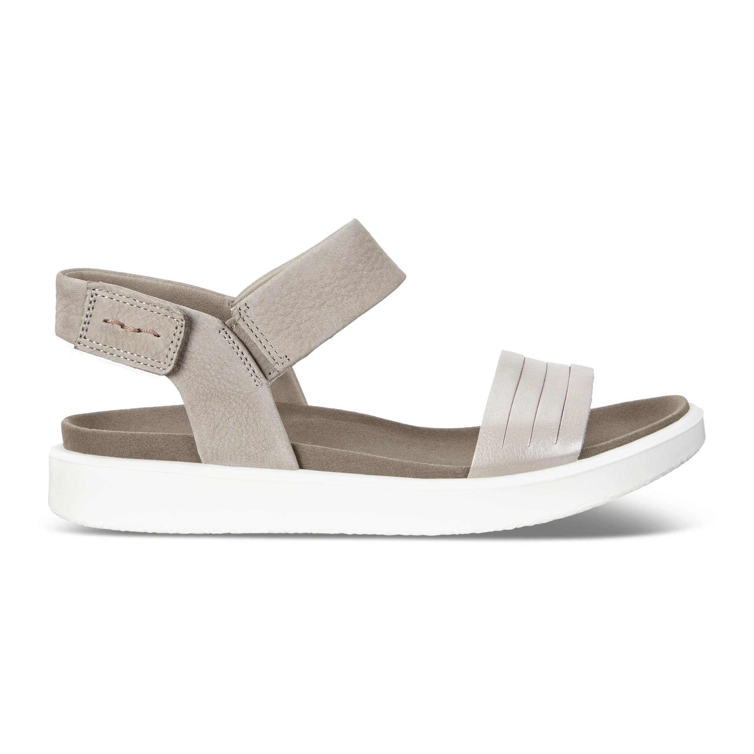 ECCO Women's Flowt Sandals - Metallics - Outside