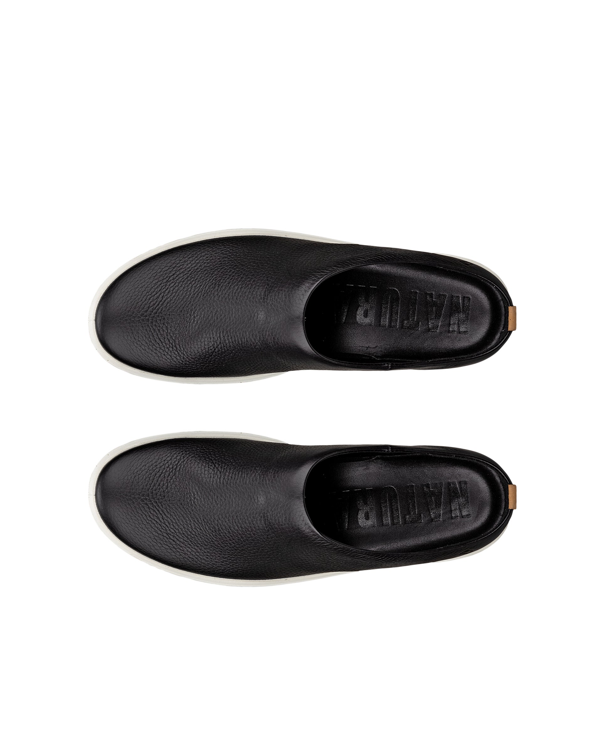 Women's ECCO® Soft 60 Leather Trainer - Black - Top left pair