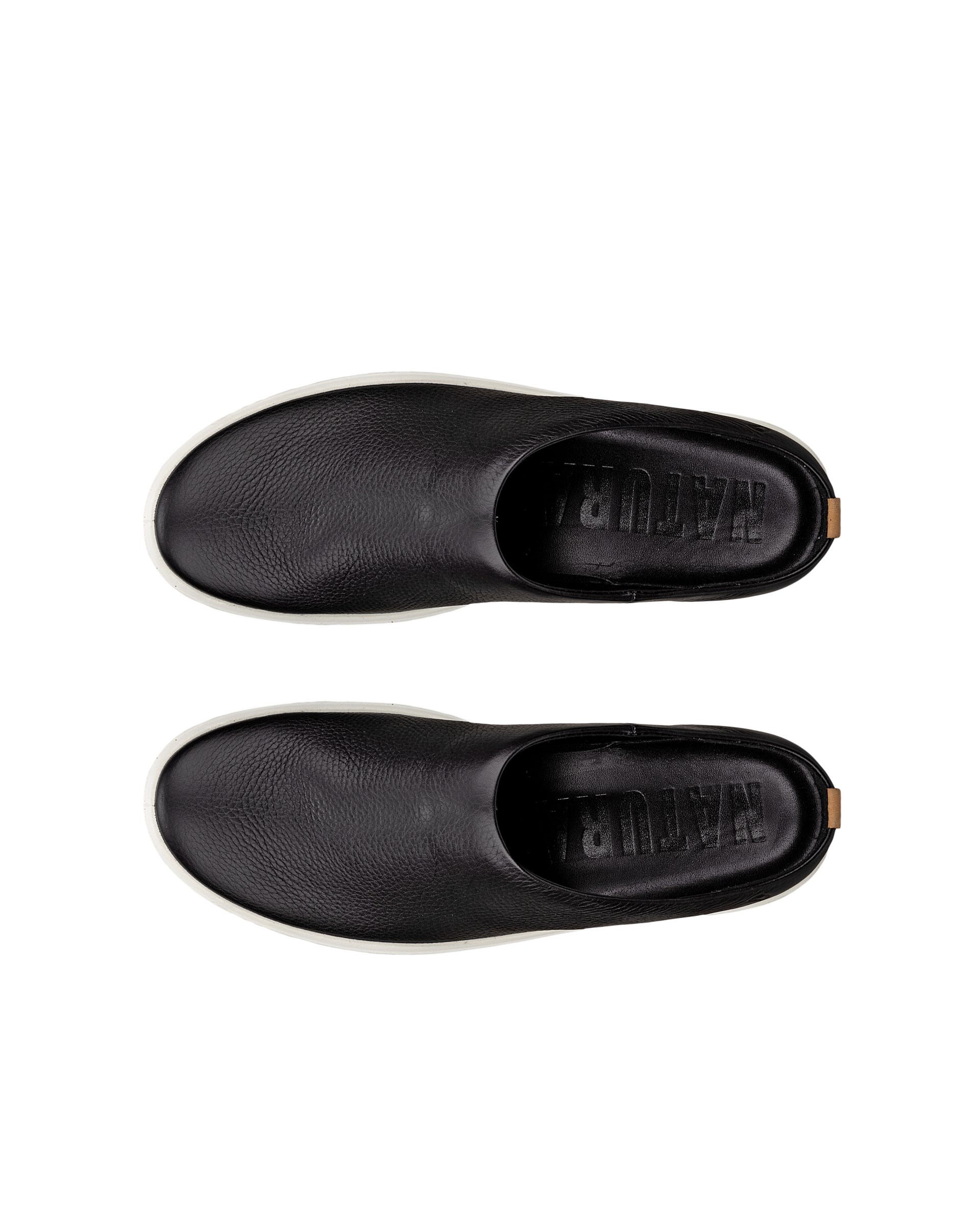 Dámské kožené tenisky ECCO® Soft 60 - Černá - Top left pair