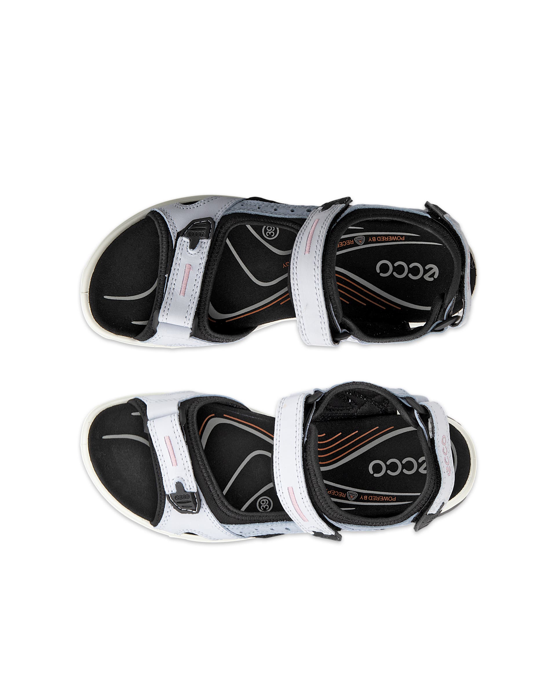 Ženski pohodniški sandal iz nubuka ECCO® Offroad Yucatan - Modra - Top left pair