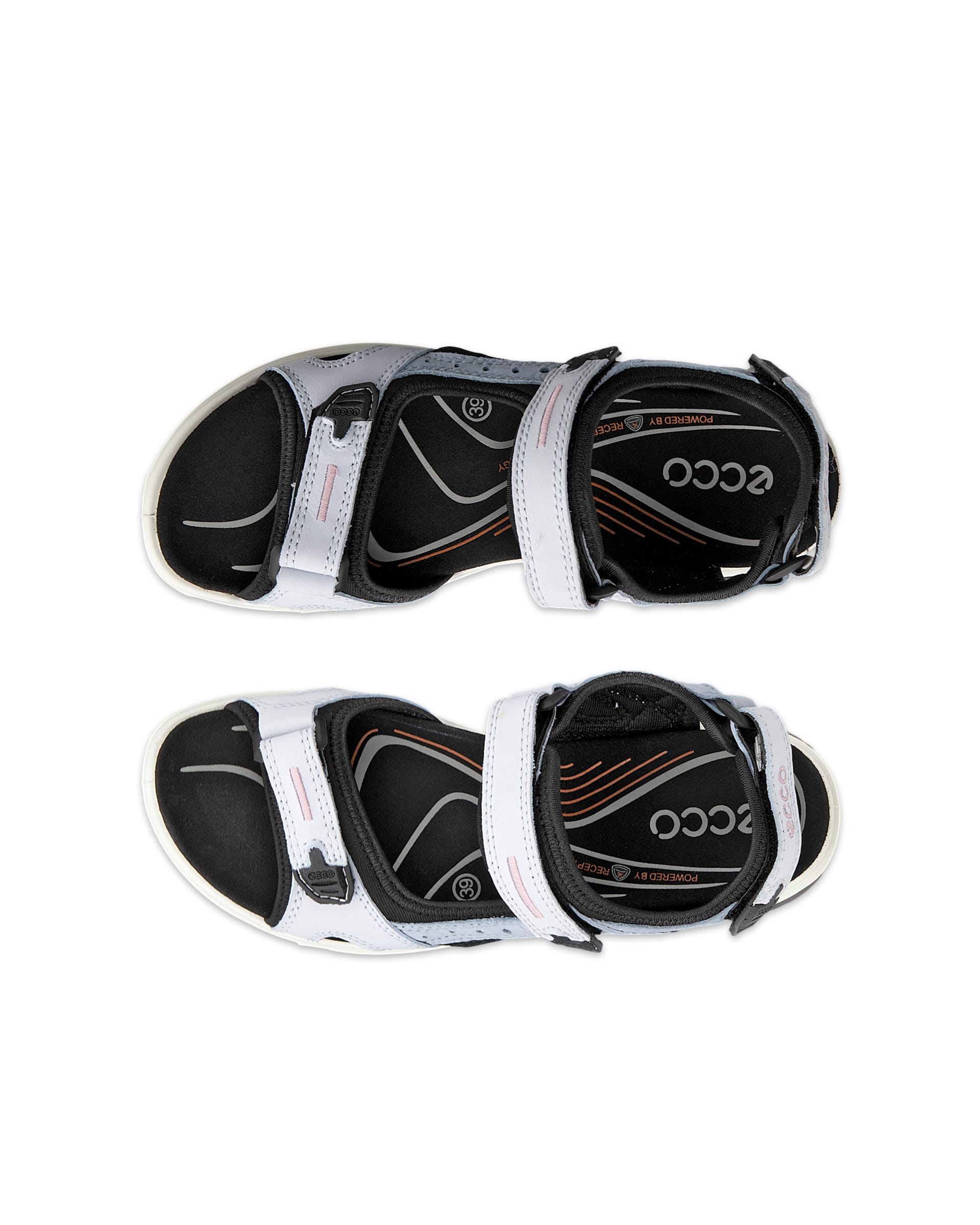 Ženski pohodniški sandal iz nubuka ECCO® Offroad Yucatan - Modra - Top left pair