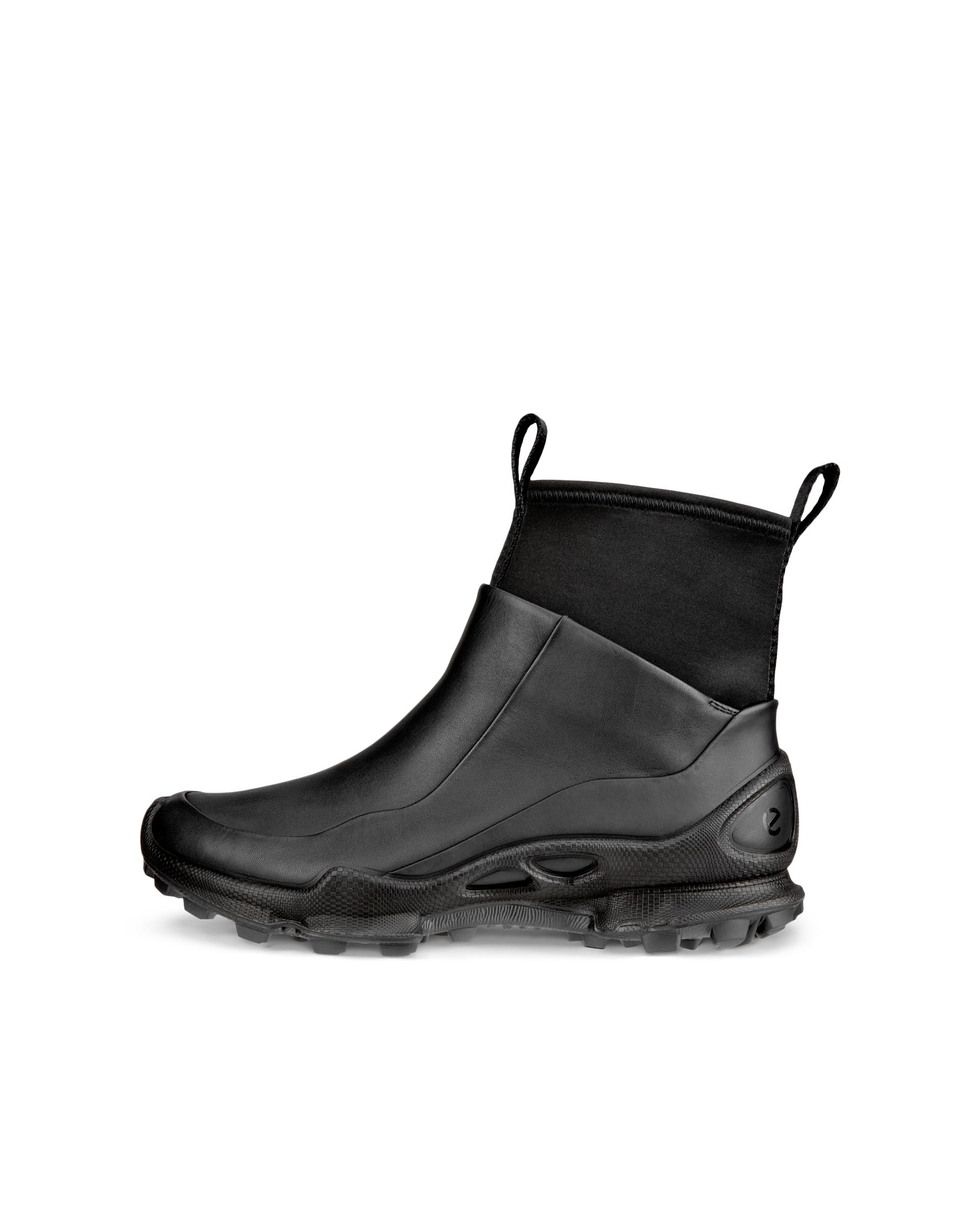 ECCO BIOM C Trail ウィメンズ レザーミッドカットブーツ - ブラック - Outside