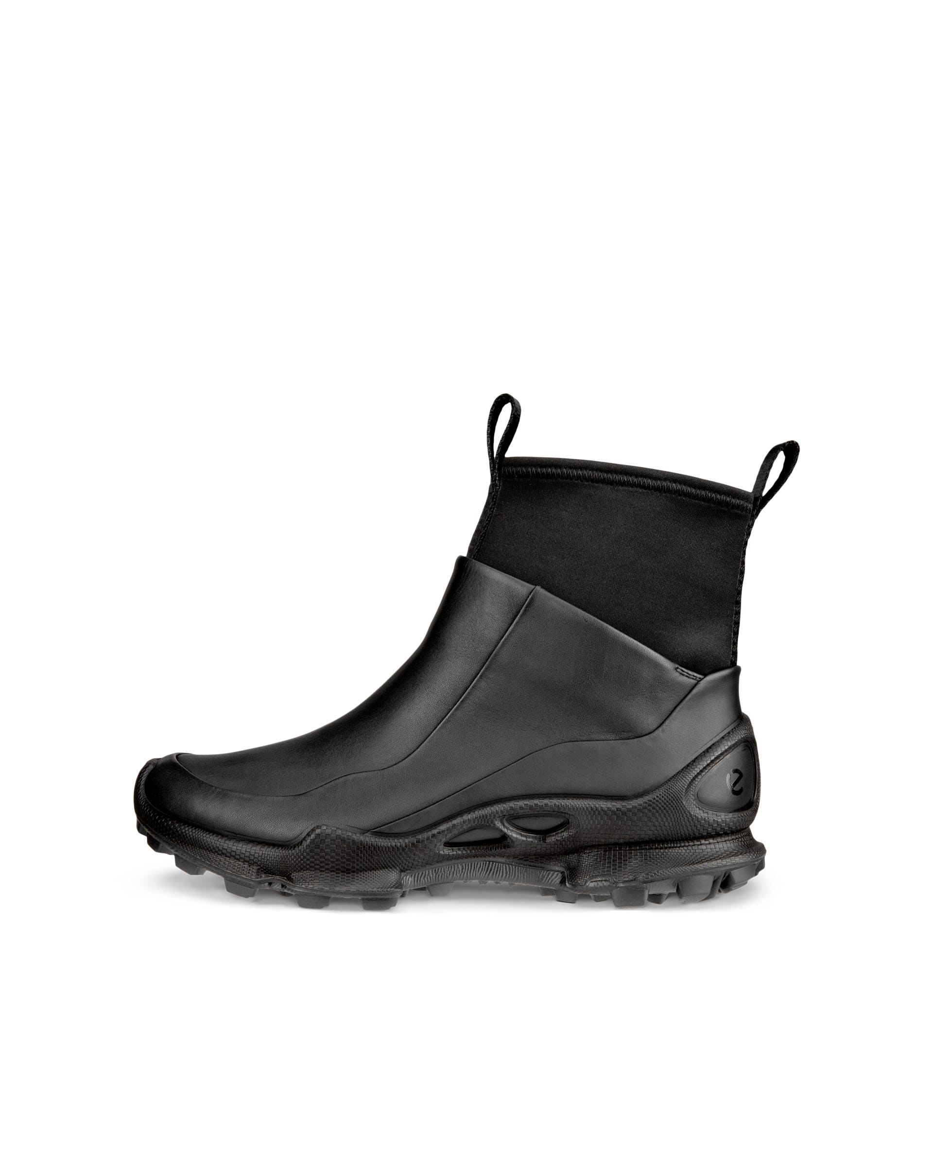 ECCO BIOM C Trail ウィメンズ レザーミッドカットブーツ - ブラック - Outside
