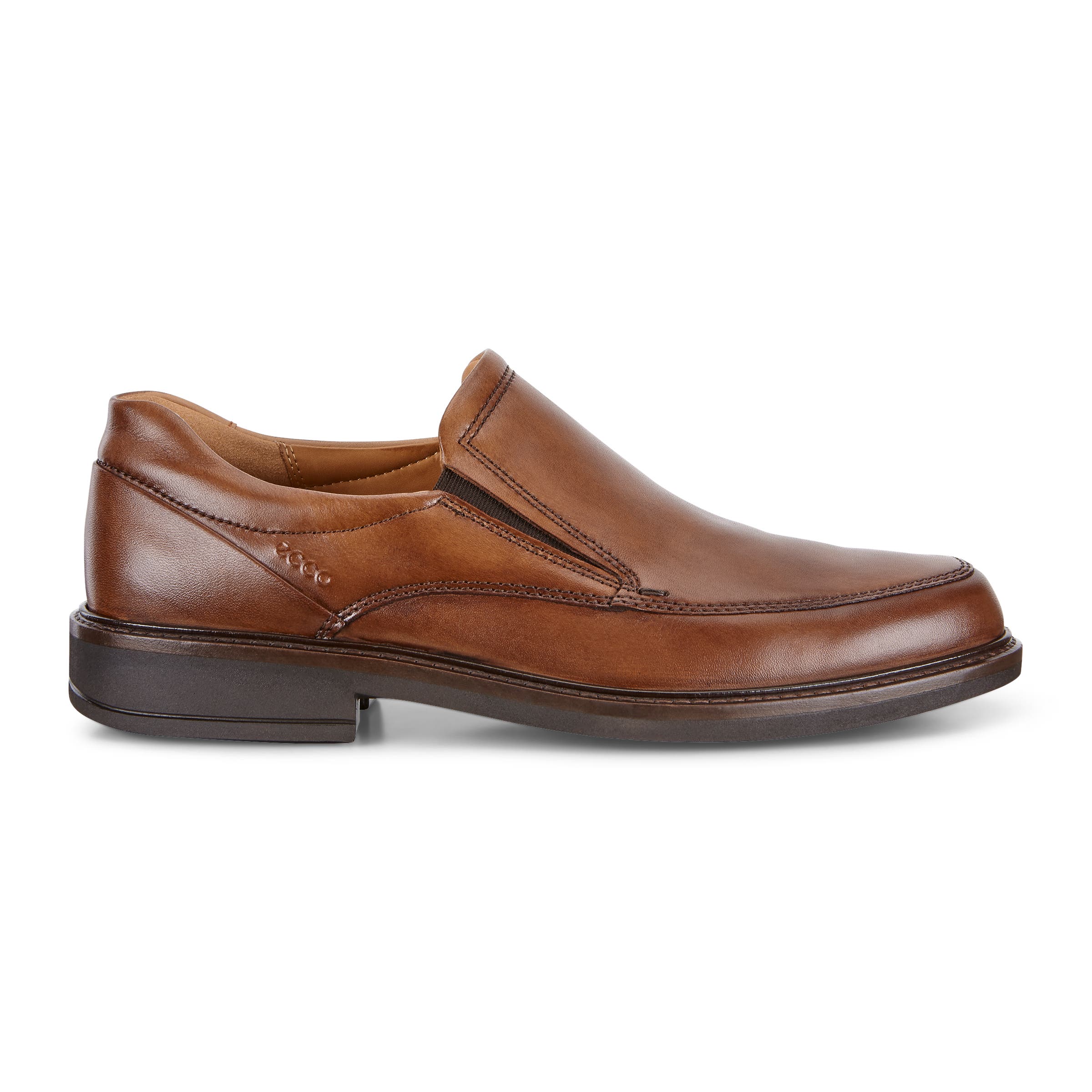 ECCO Men's Holton Slip-On Dress Shoes - Brown - Outside