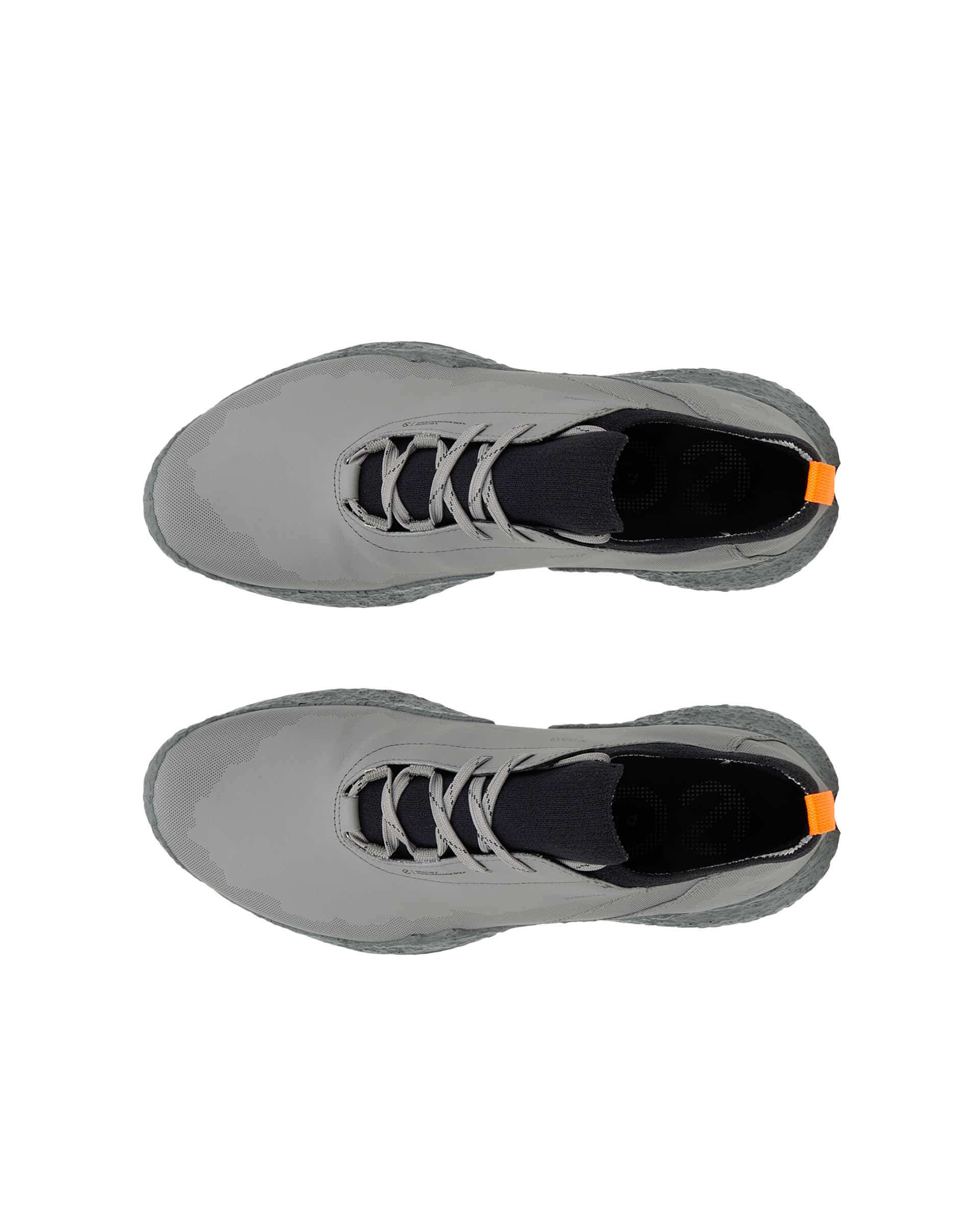 Men's ECCO® Golf BIOM H5 Leather Waterproof Golf Shoe - Grey - Top left pair