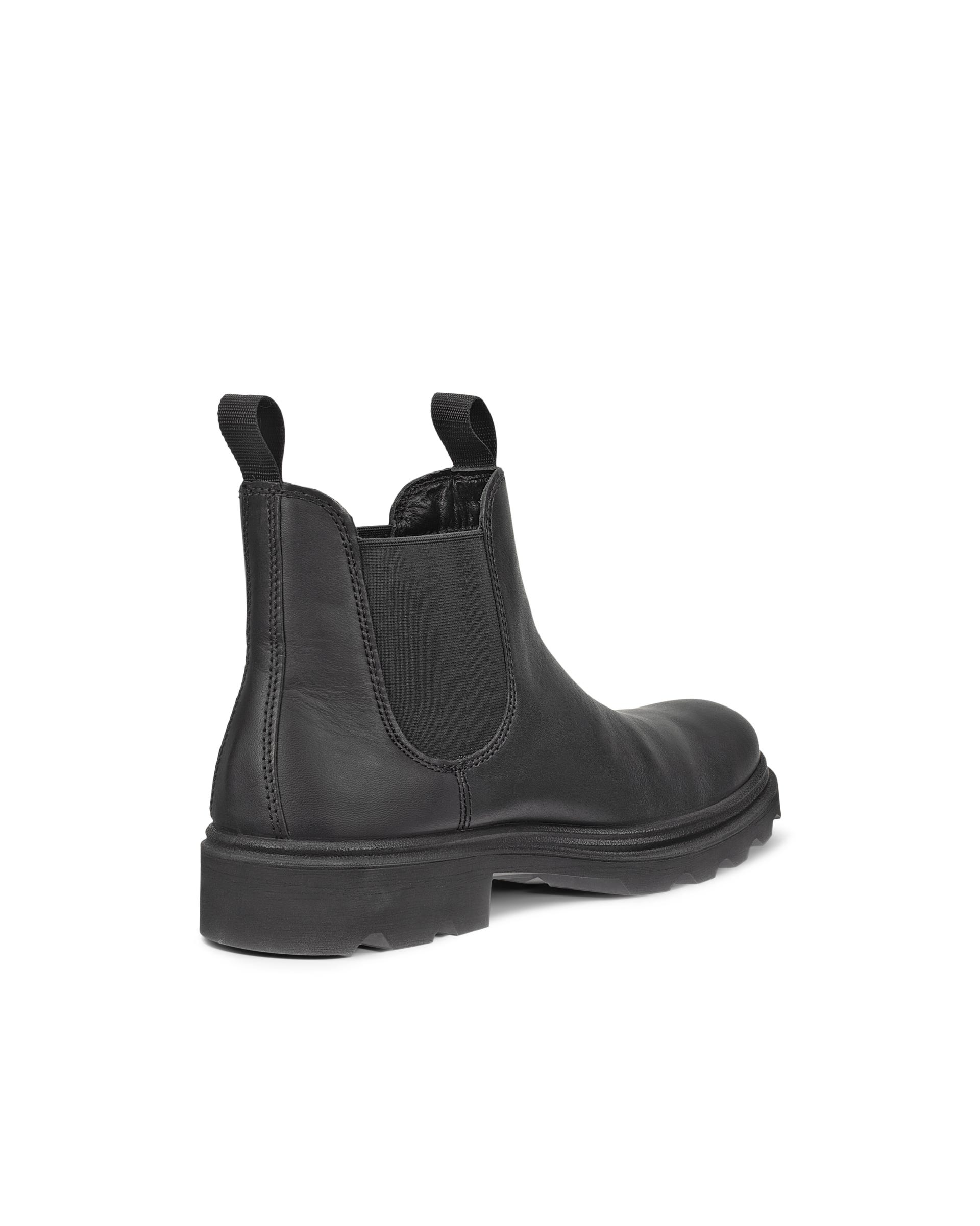 ECCO® GRAINER botte Chelsea en cuir pour homme - Noir - Outside