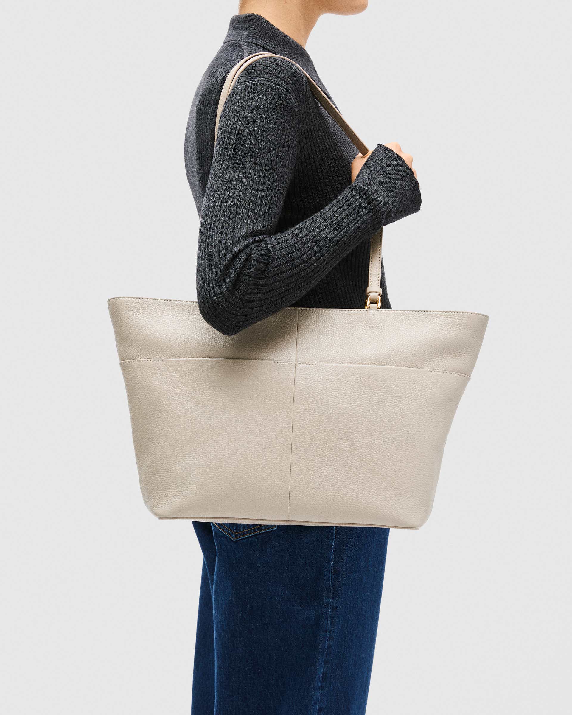 ECCO City Tote - Beige - Lifestyle image-1