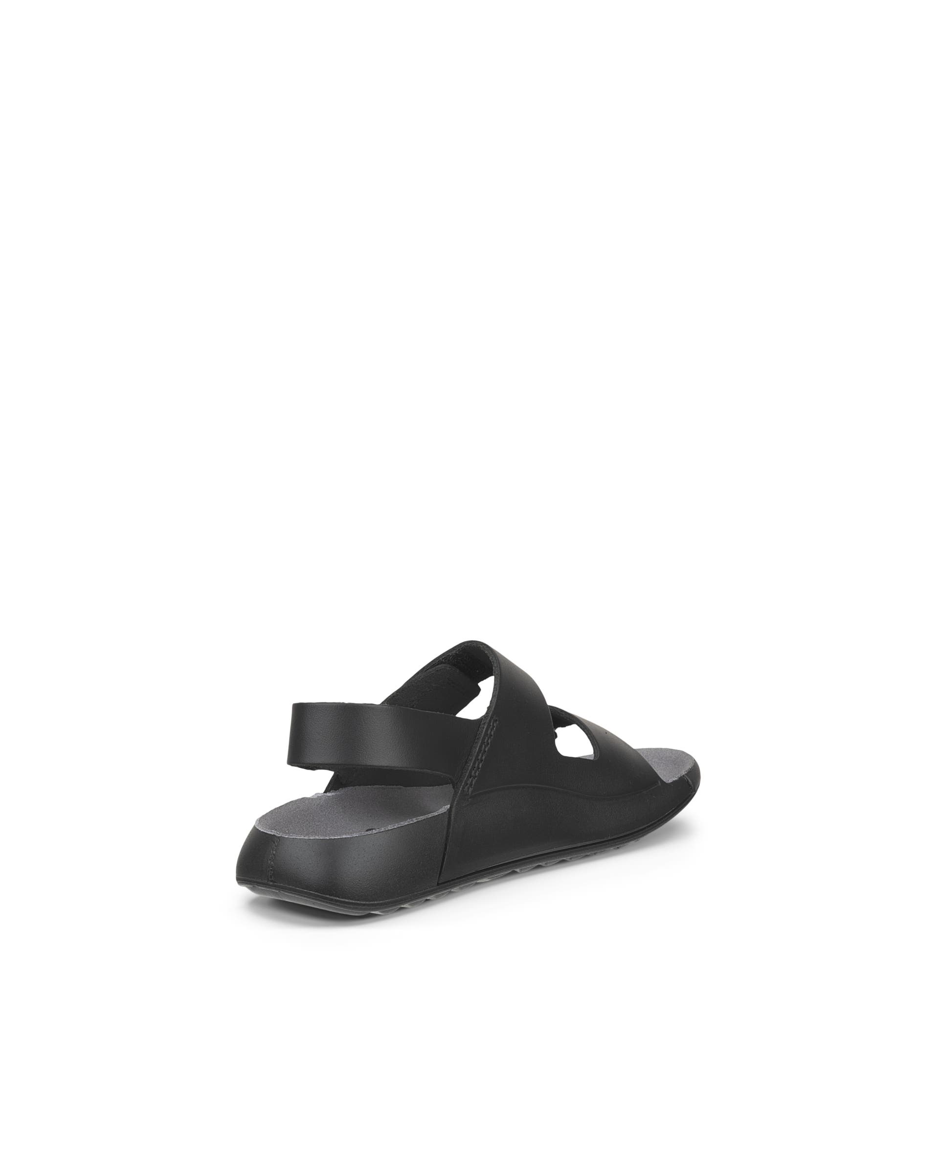 ECCO® Cozmo Kinder Ledersandale mit zwei Riemen - Schwarz - Back