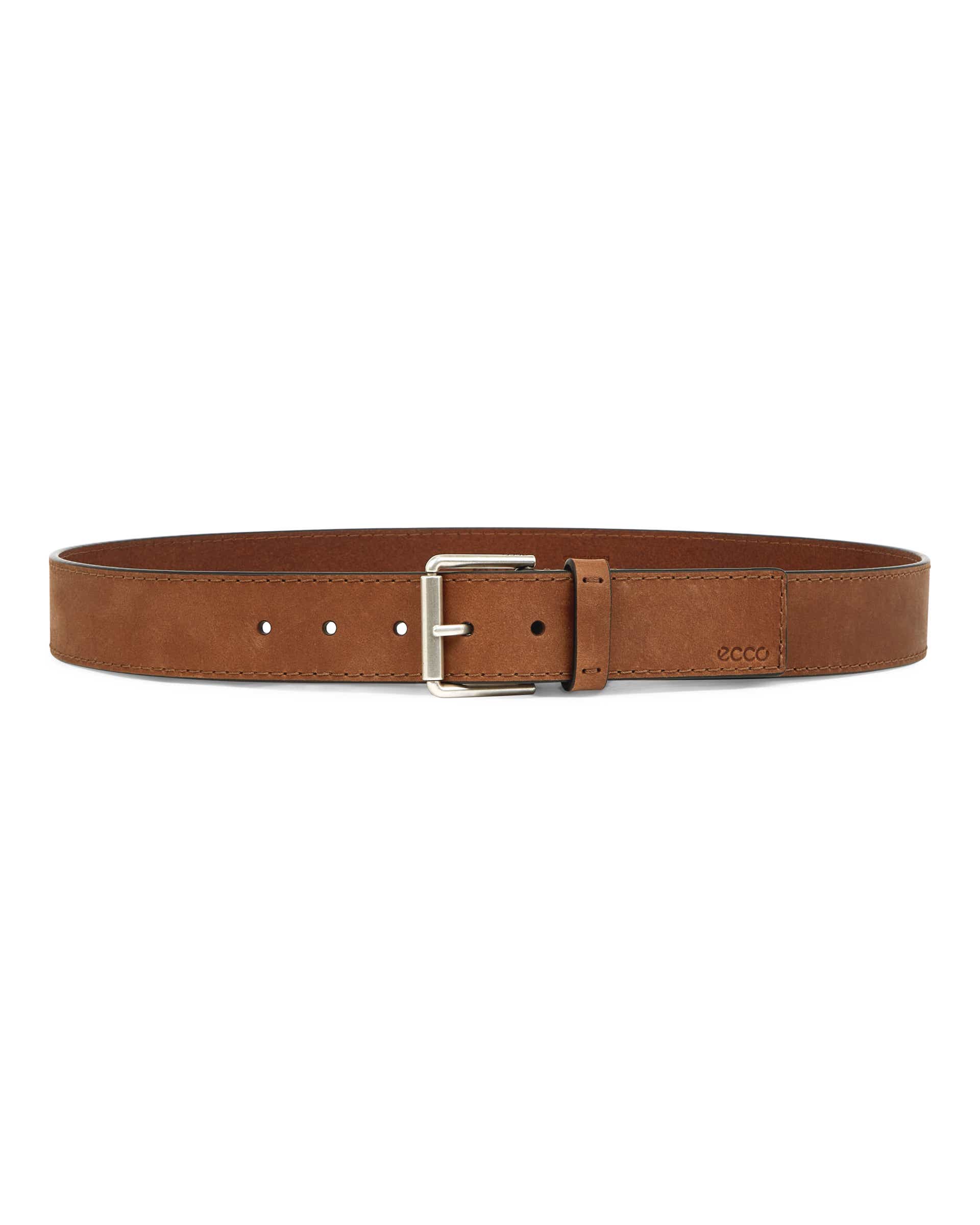 Men's ECCO® Heritage Leather Belt - Brown - Main