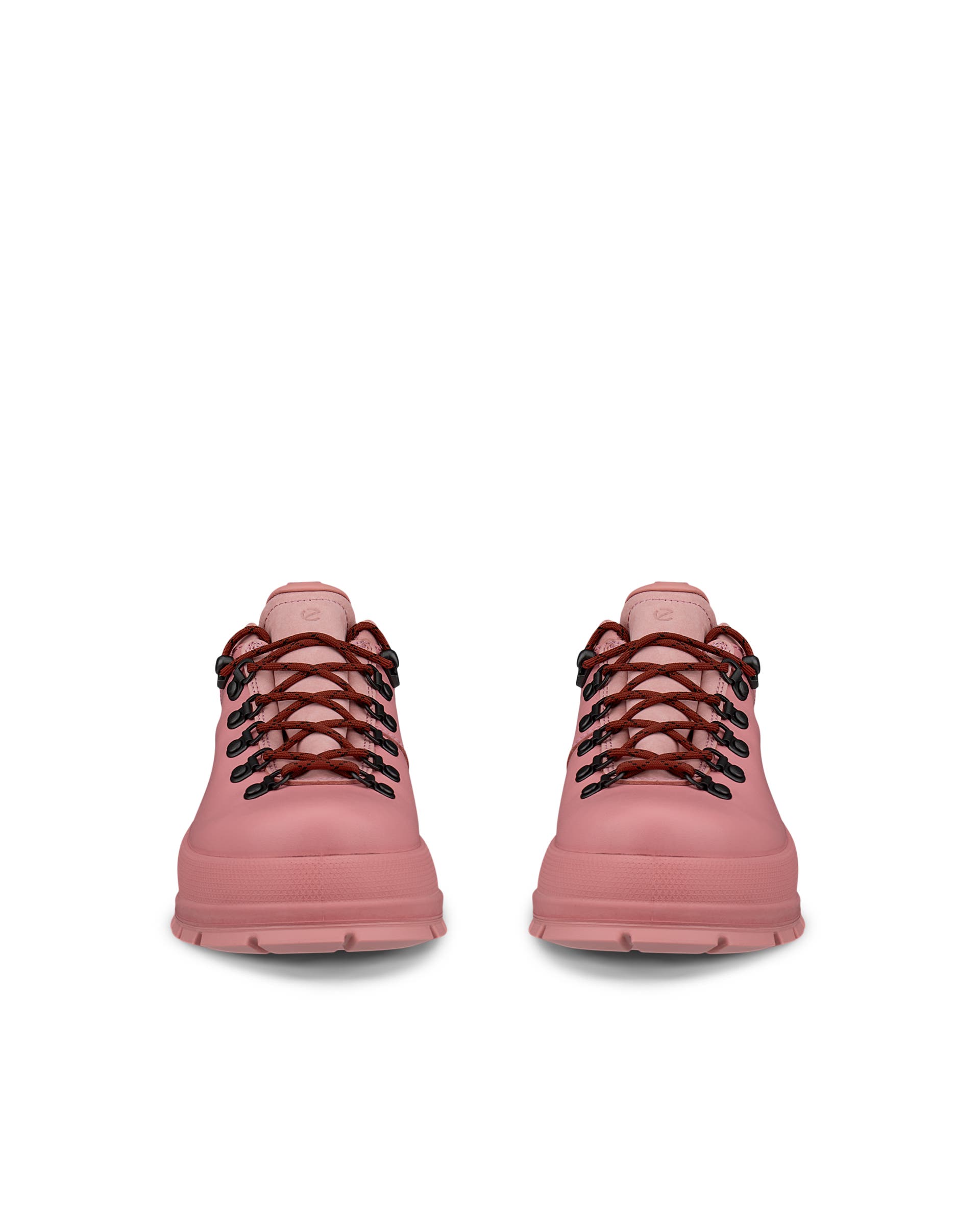 ECCO® Track 30 Damen Ledersneaker - Rosa - Front pair