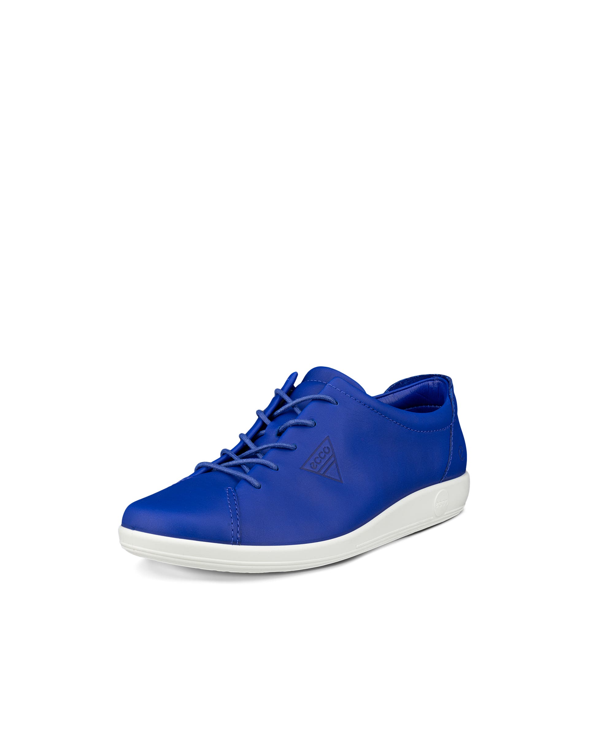 ECCO® Soft 2.0 Damen Ledersneaker - Blau - Main