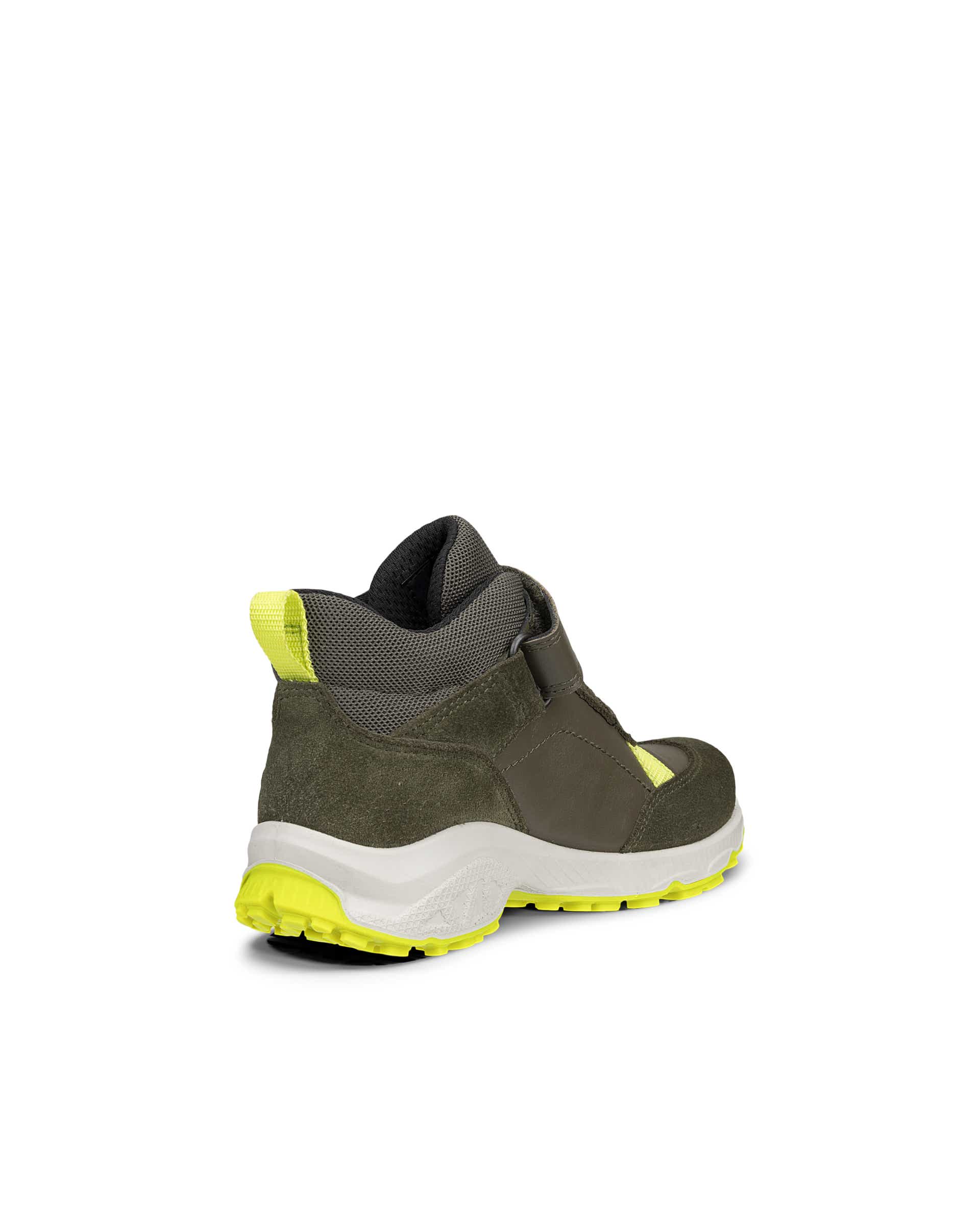 Detské kožené outdoorové členkové čižmy ECCO® RECEPTOR XP K - Zelená - Back