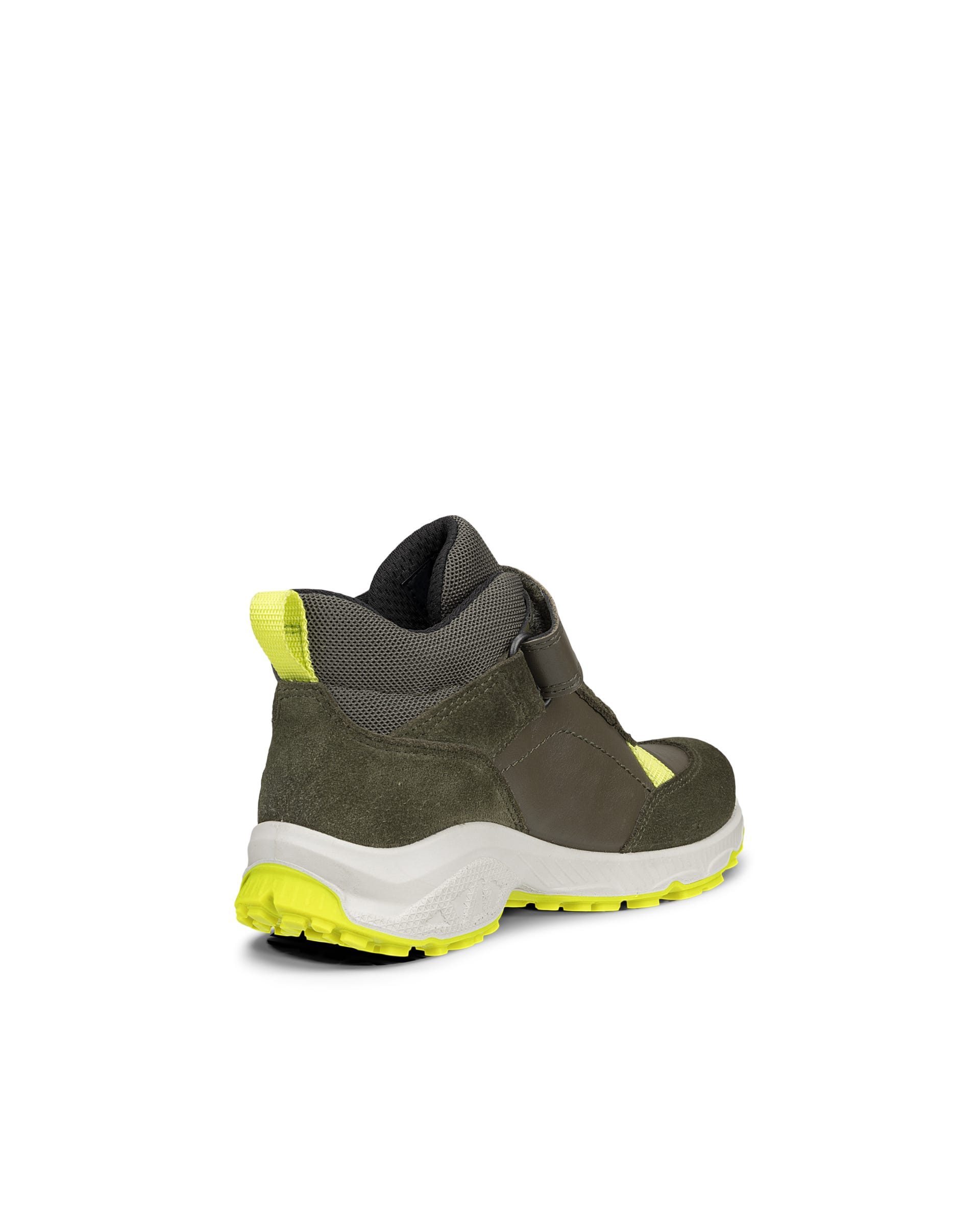 Detské kožené outdoorové členkové čižmy ECCO® RECEPTOR XP K - Zelená - Outside